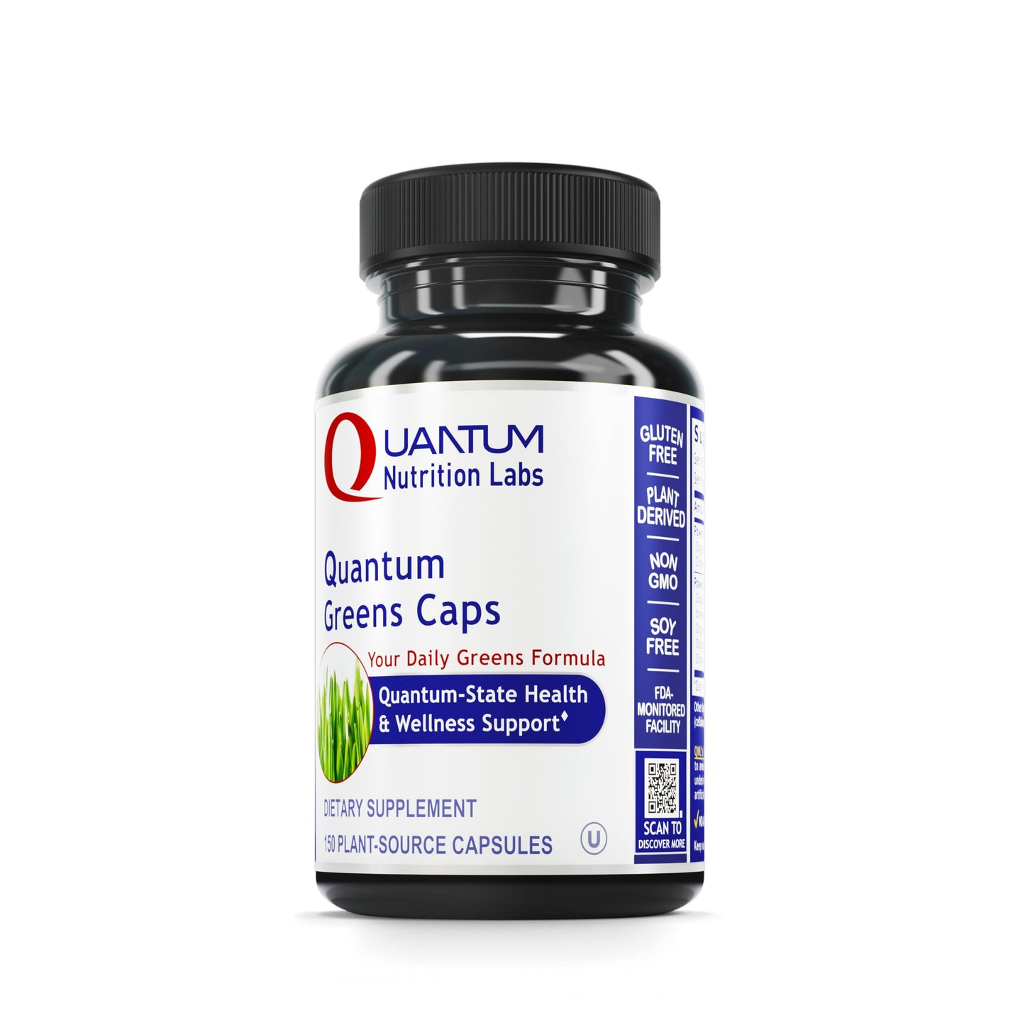 Quantum Nutrition Greens Capsules, 150 Count