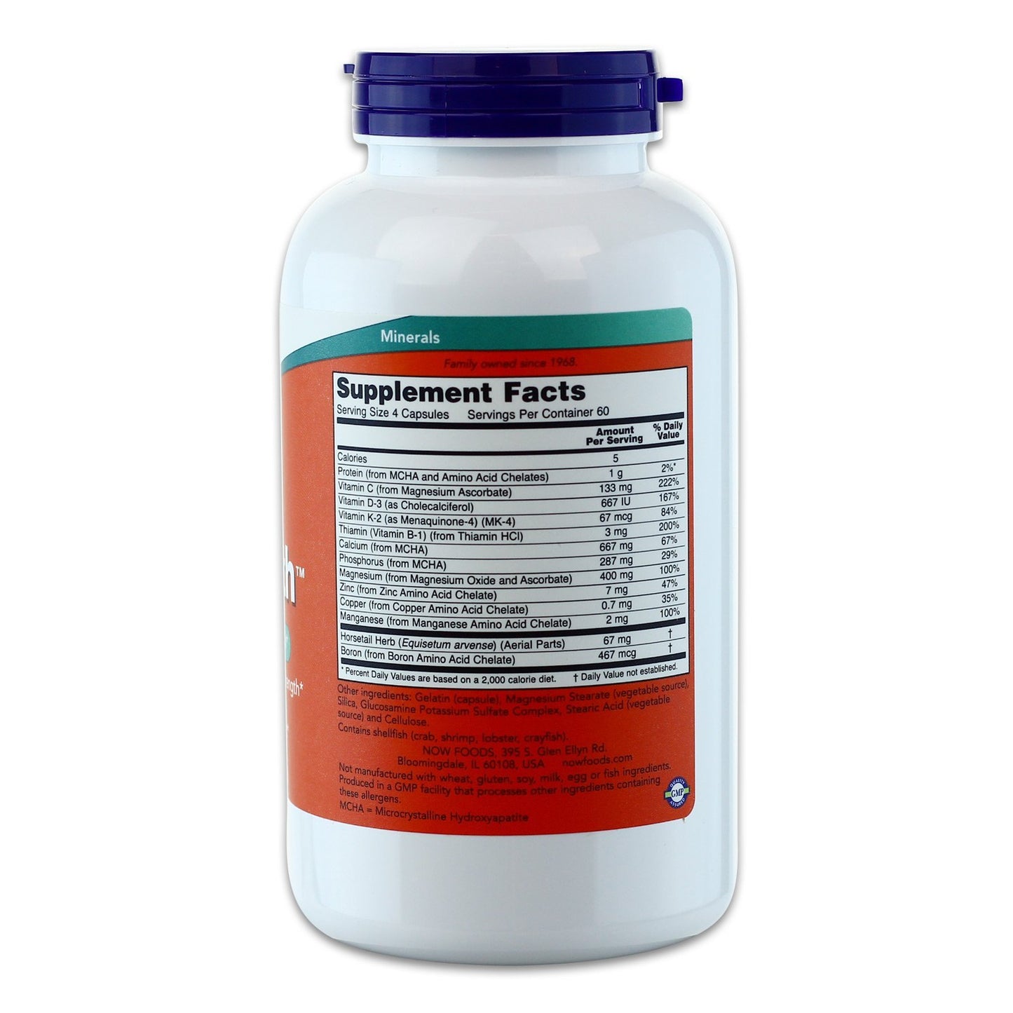 NOW Foods Bone Strength 480 Capsules