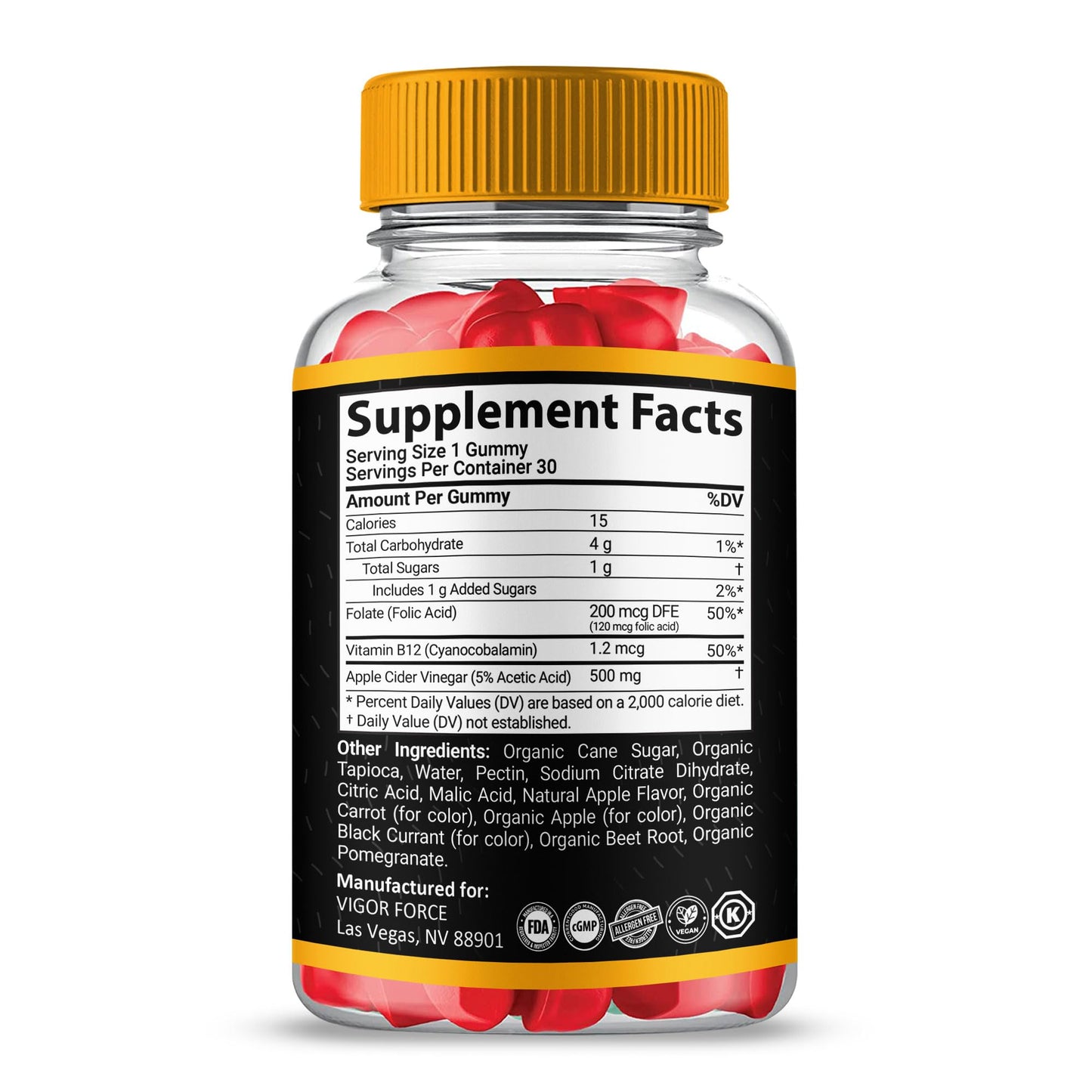 Gold Nutra Vigor Force Gummy 1 Count