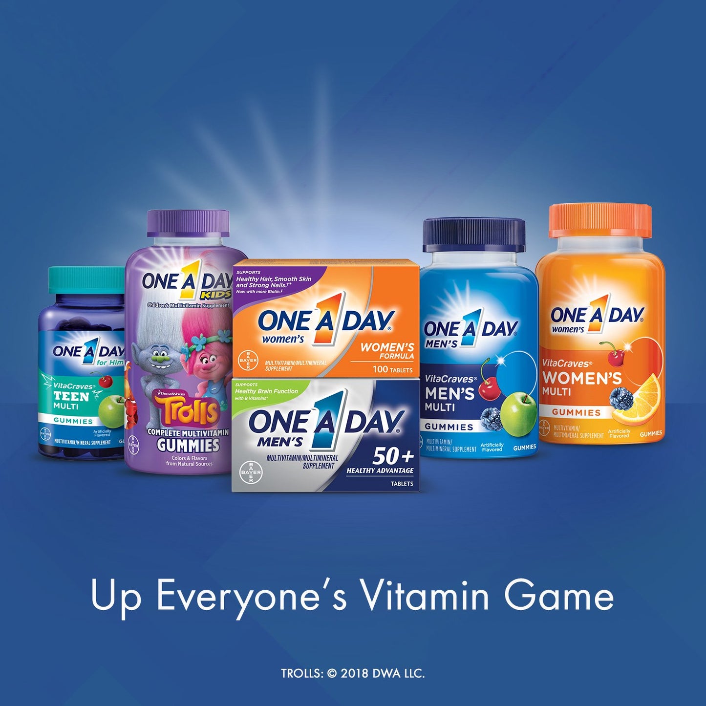 ONE A DAY Men's 50+ Healthy Advantage Multivitamin Tablets 65 Count