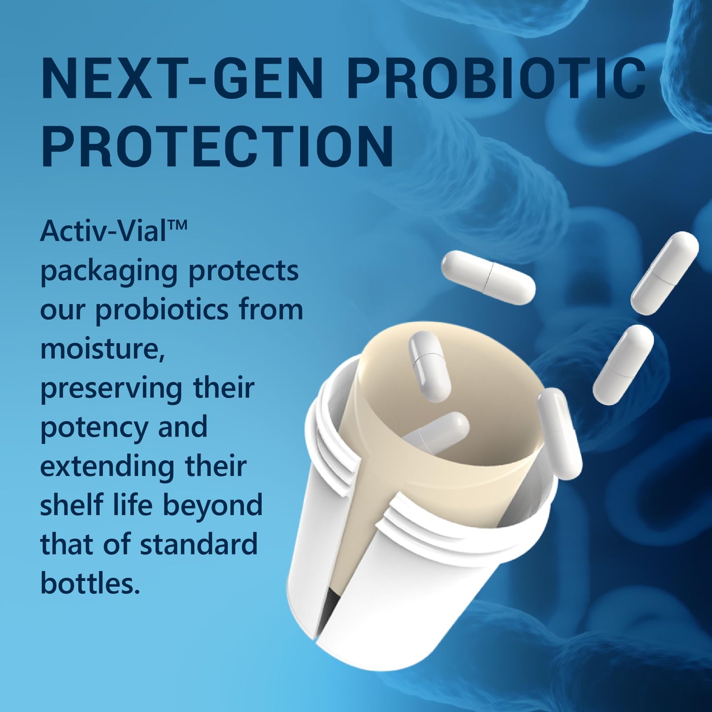 MyoActivo 60 Billion CFU Probiotic Tri-Blend 8 Strains Capsules 30 Count
