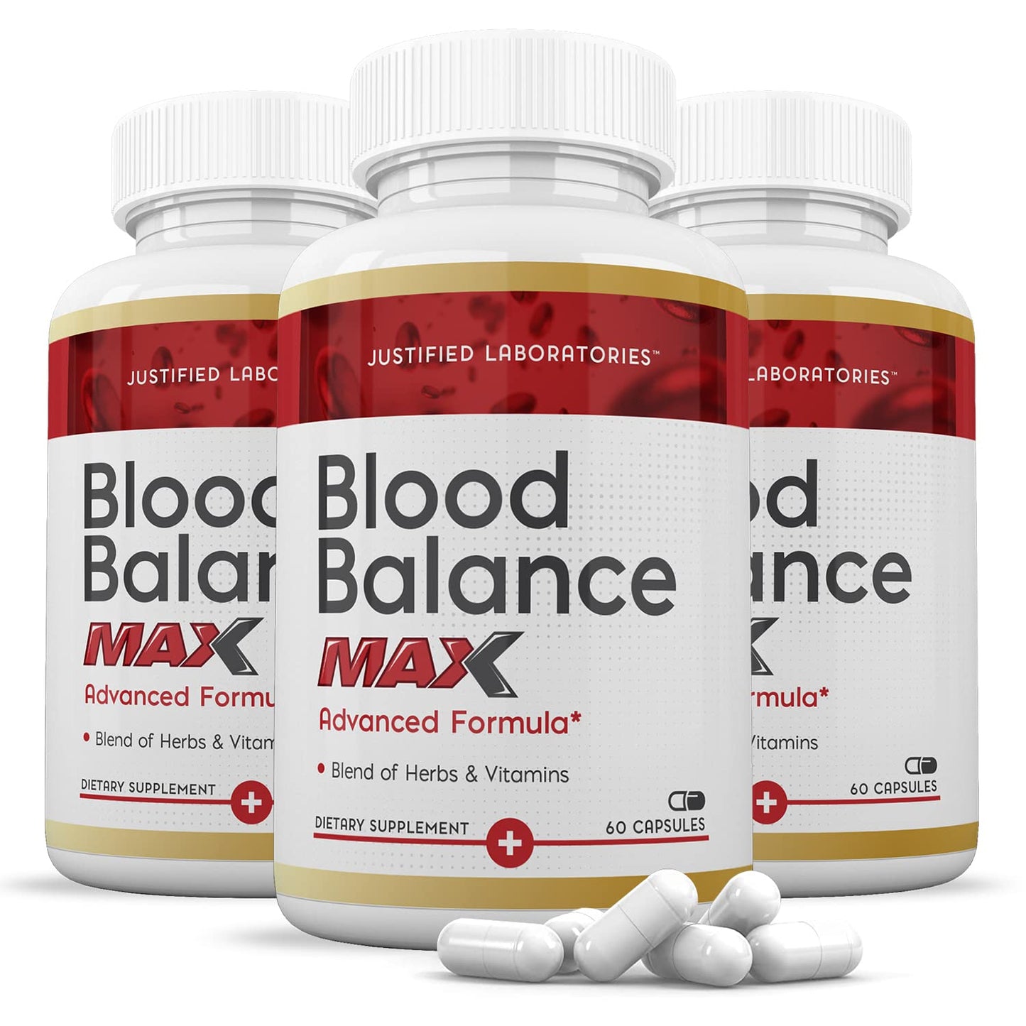 Justified Laboratories Blood Balance Max Capsules 180