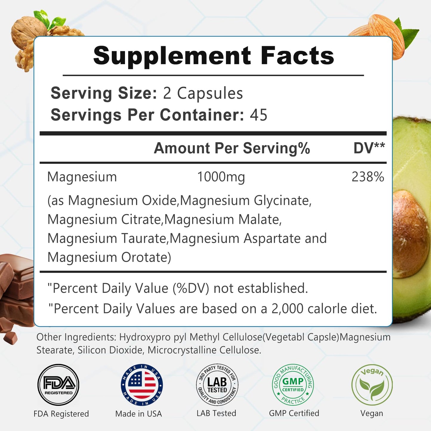 CURIPLAYA Magnesium Complex 7 Forms Capsule, 90 Capsules