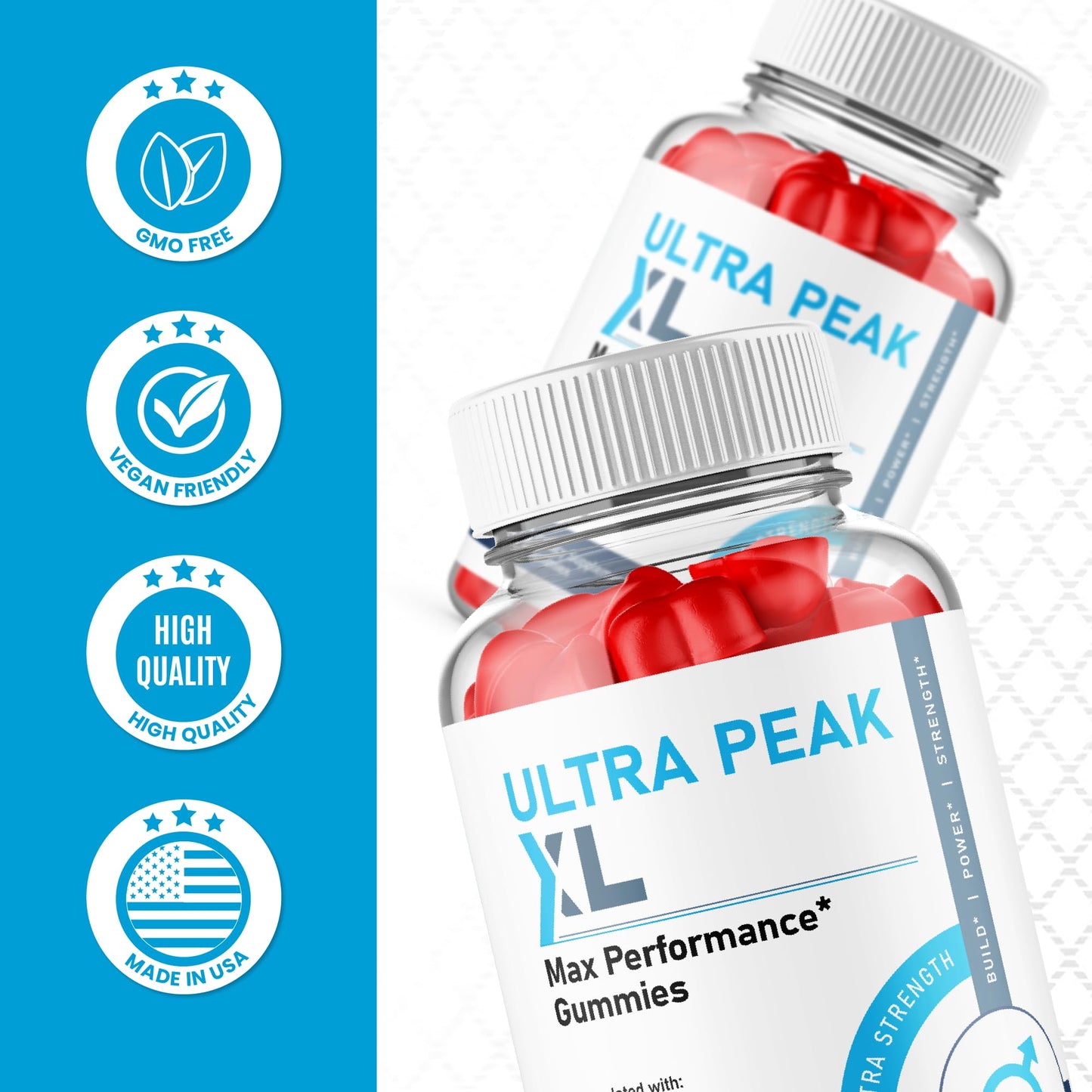 Lofero Ultra Peak XL Performance Gummies for Men, 300 ct