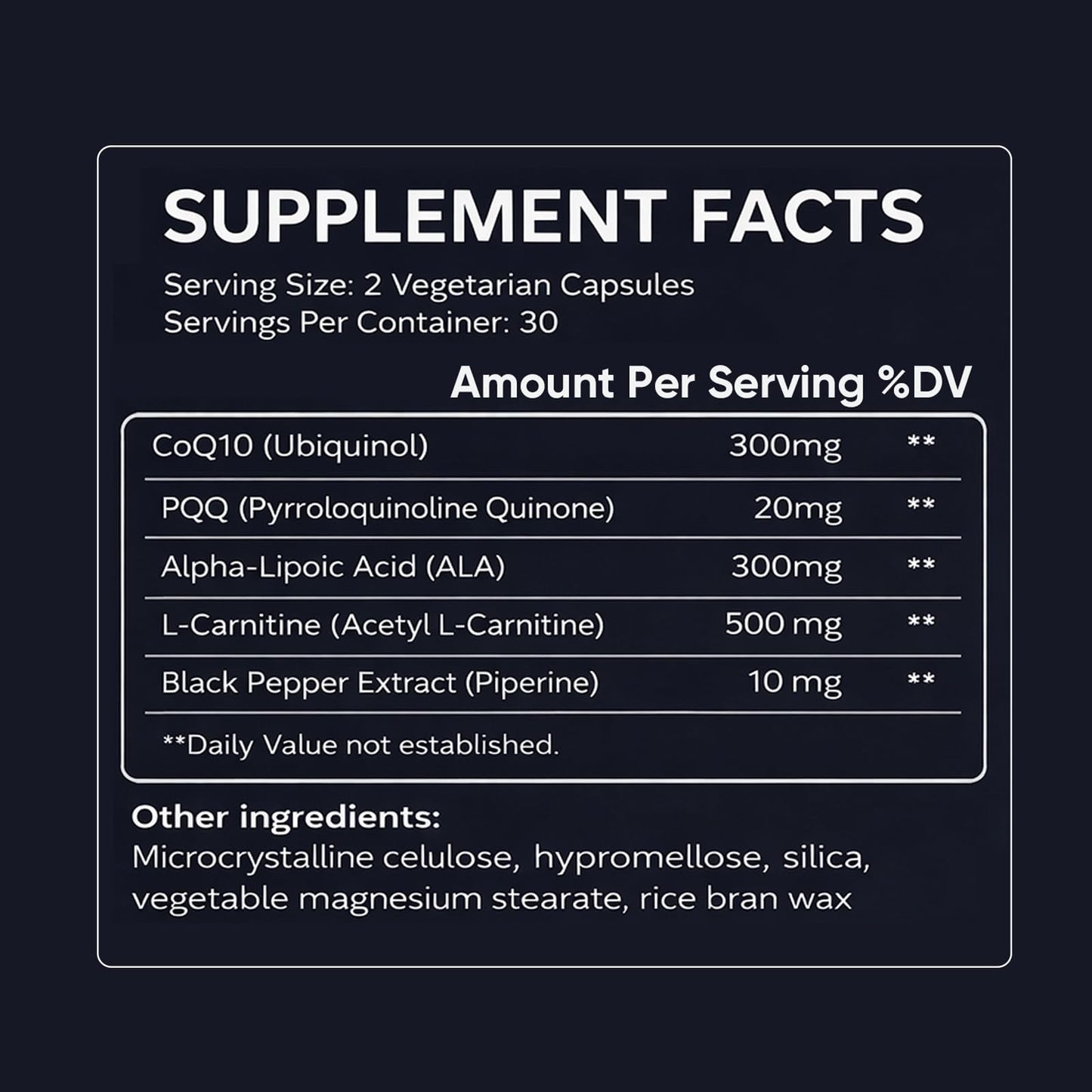 Boaccy Qocore Men’s Reproductive Support Capsules with CoQ10, Antioxidant Formula, 60 Capsules