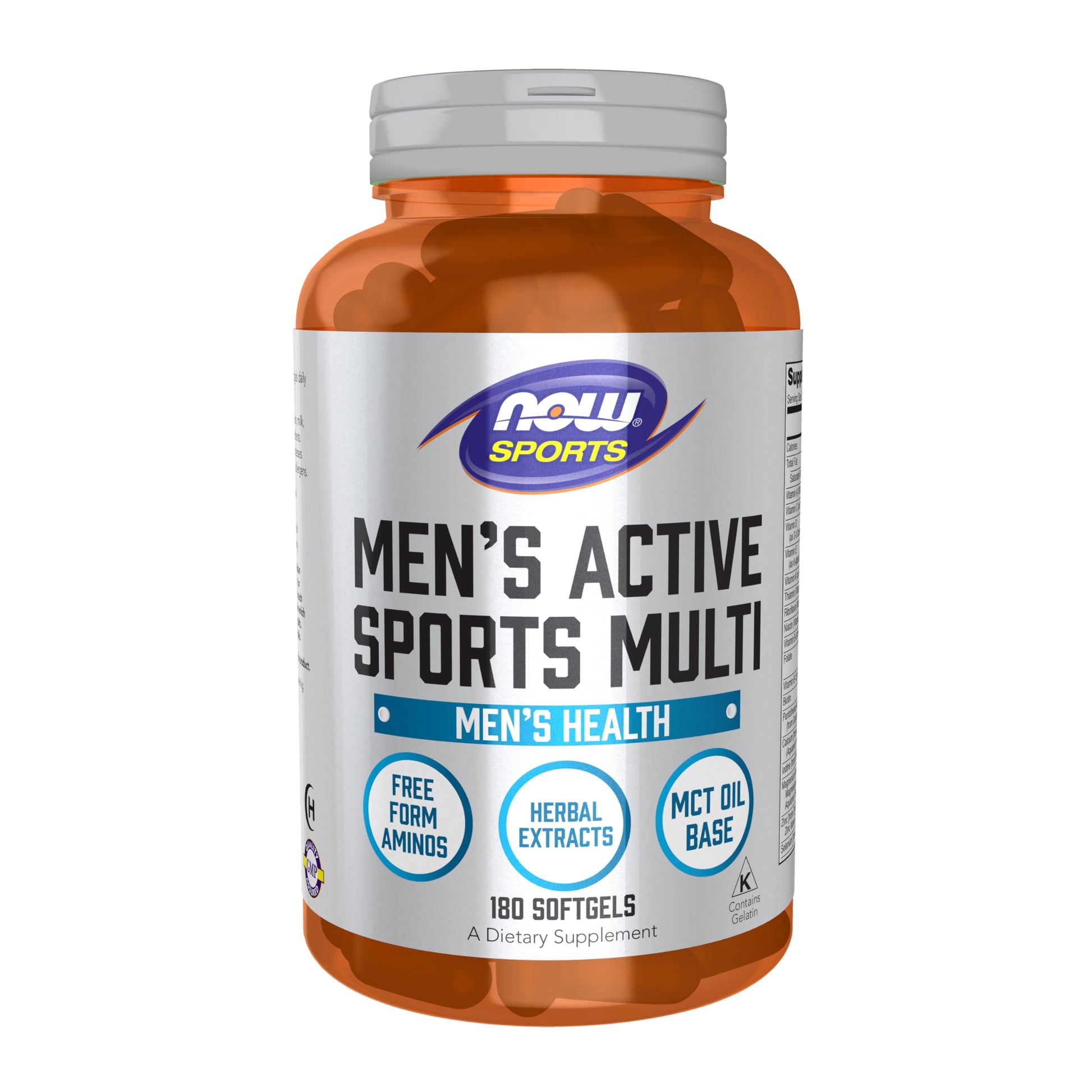 NOW Foods Men's Extreme Sports Multi Softgels, 180 Count