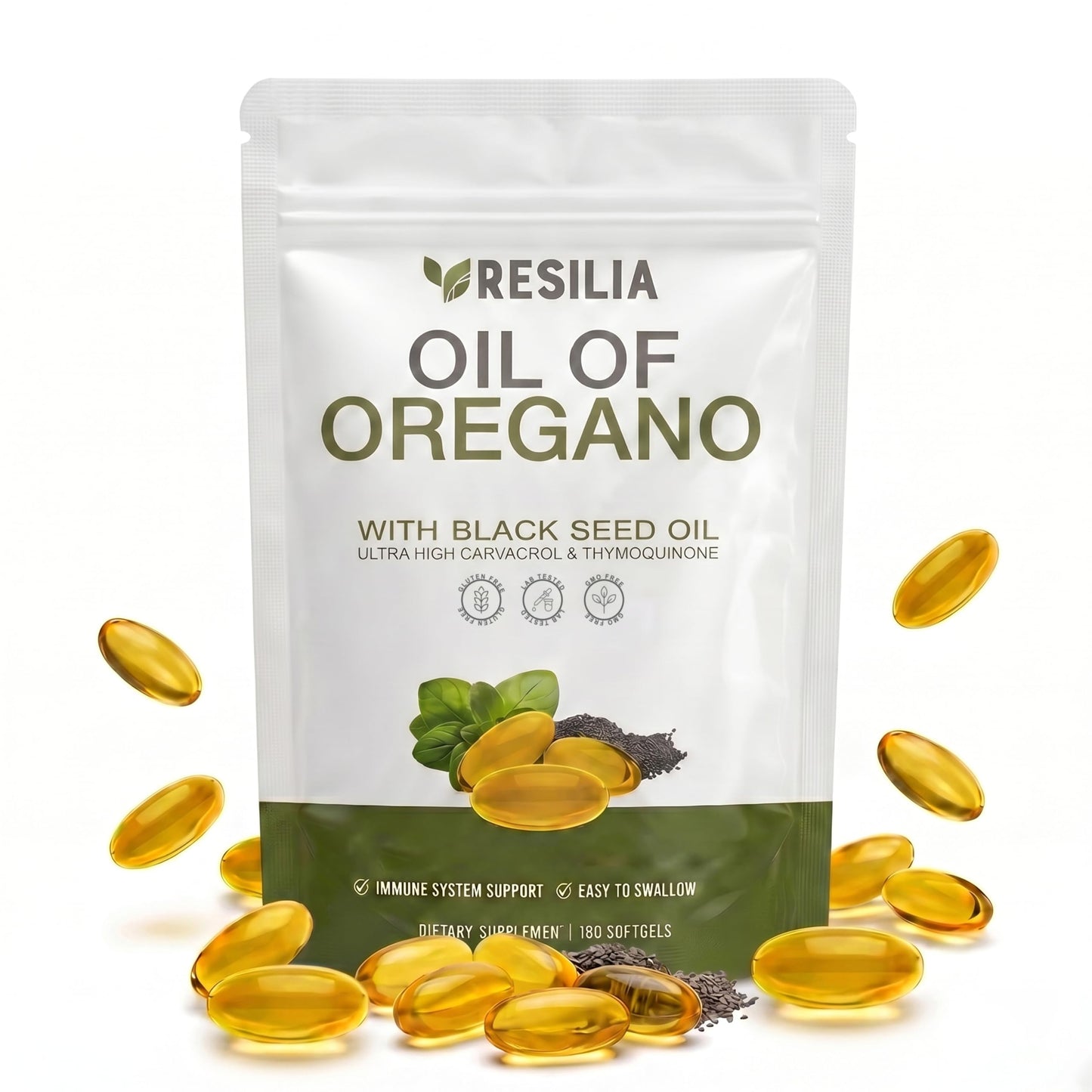 Resilia Oil Of Oregano Capsule 180 Count