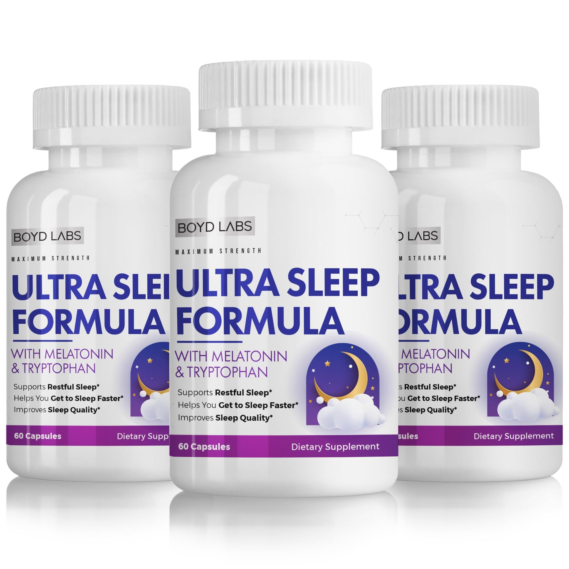 Boyd Labs Ultra Sleep Formula with Melatonin and L-Tryptophan 60 Capsules