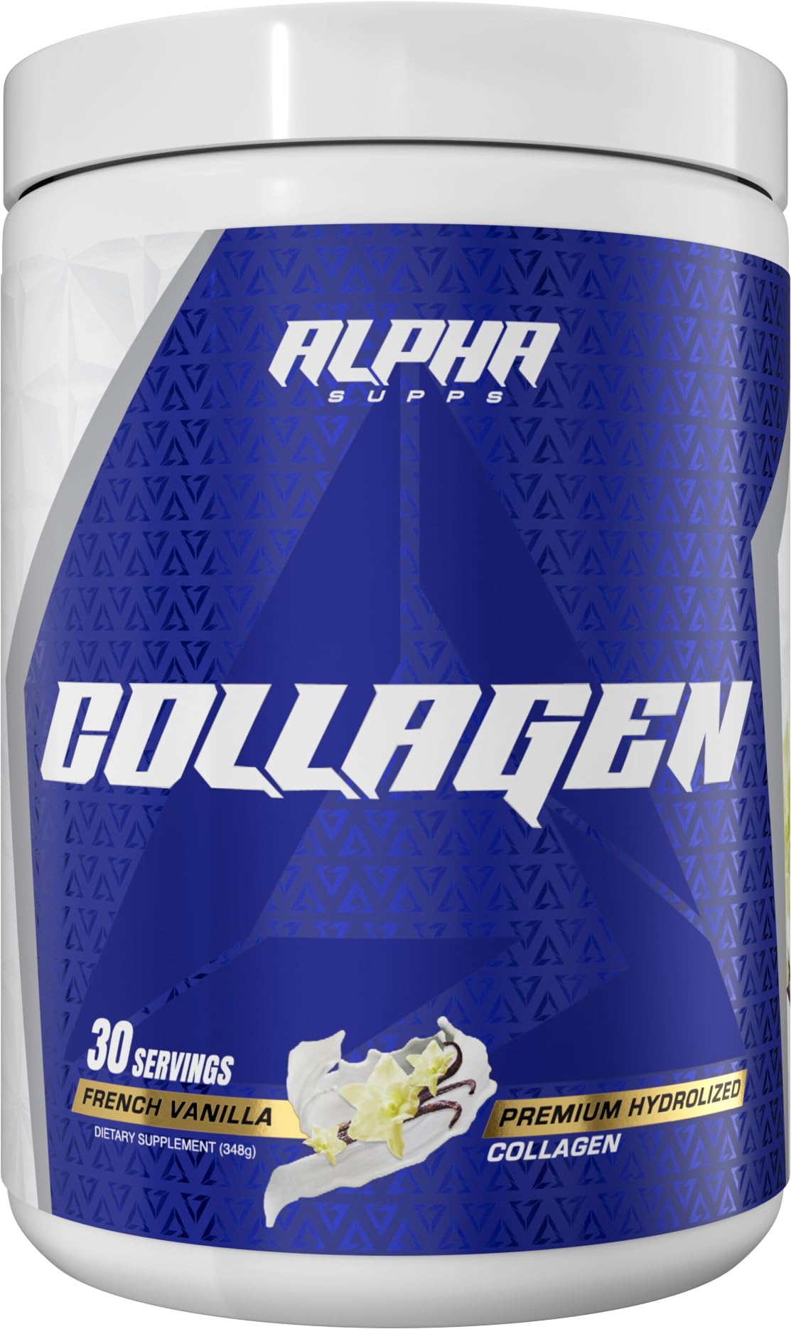 Alpha Supps Premium Hydrolyzed Collagen Protein Powder 13.3 Ounce