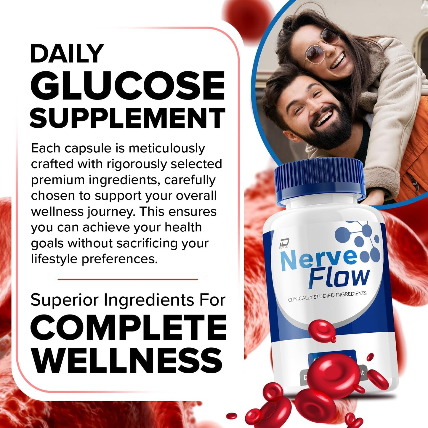 Indelo Nerve Flow Capsules 180 Capsules