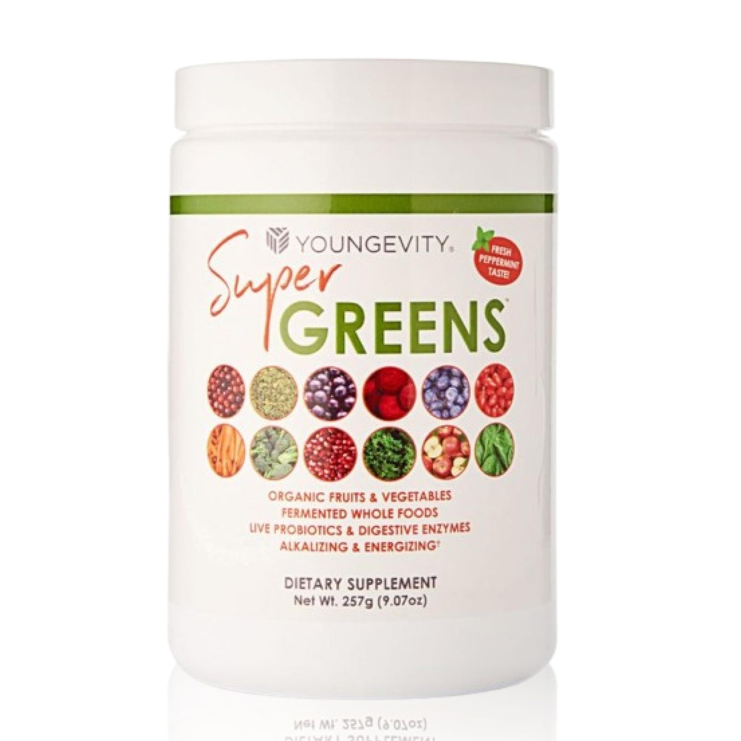 Youngevity Super Greens Powder 8.99 Ounce