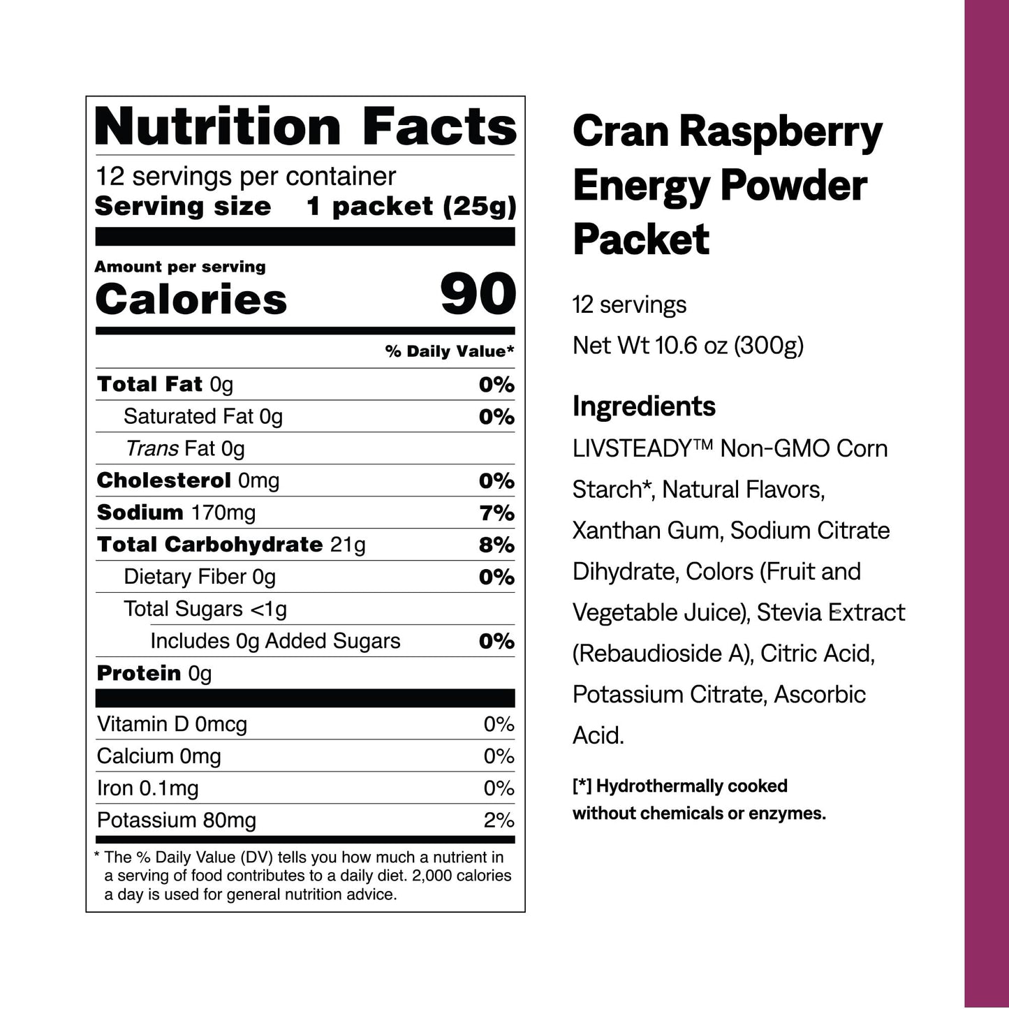 UCAN Energy Powder Cran-Raz, 10.6 oz