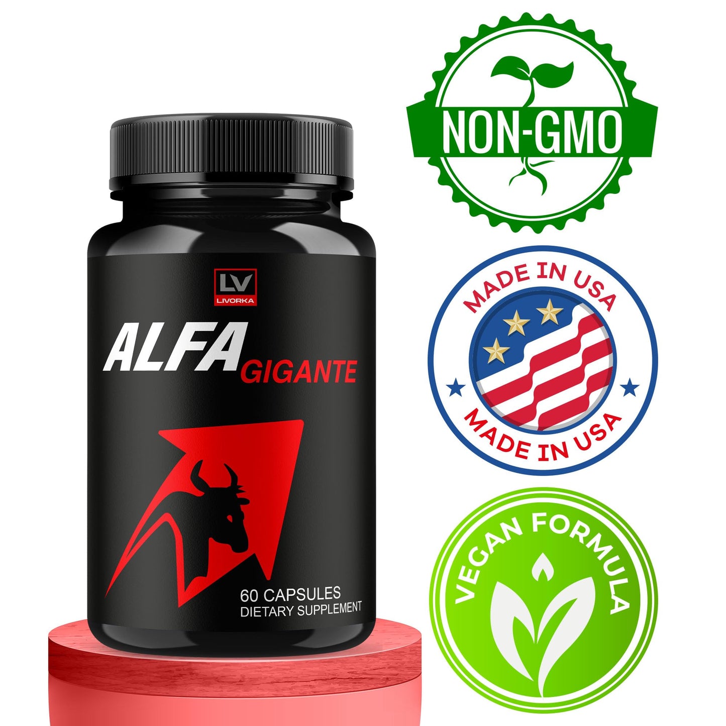 LIVORKA Alfa Gigante Capsules 60 Count
