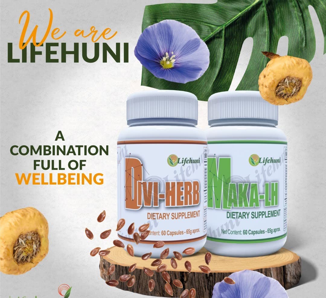 Lifehuni Diviherb Y MakaLh La Combinacion Perfecta Capsules 120