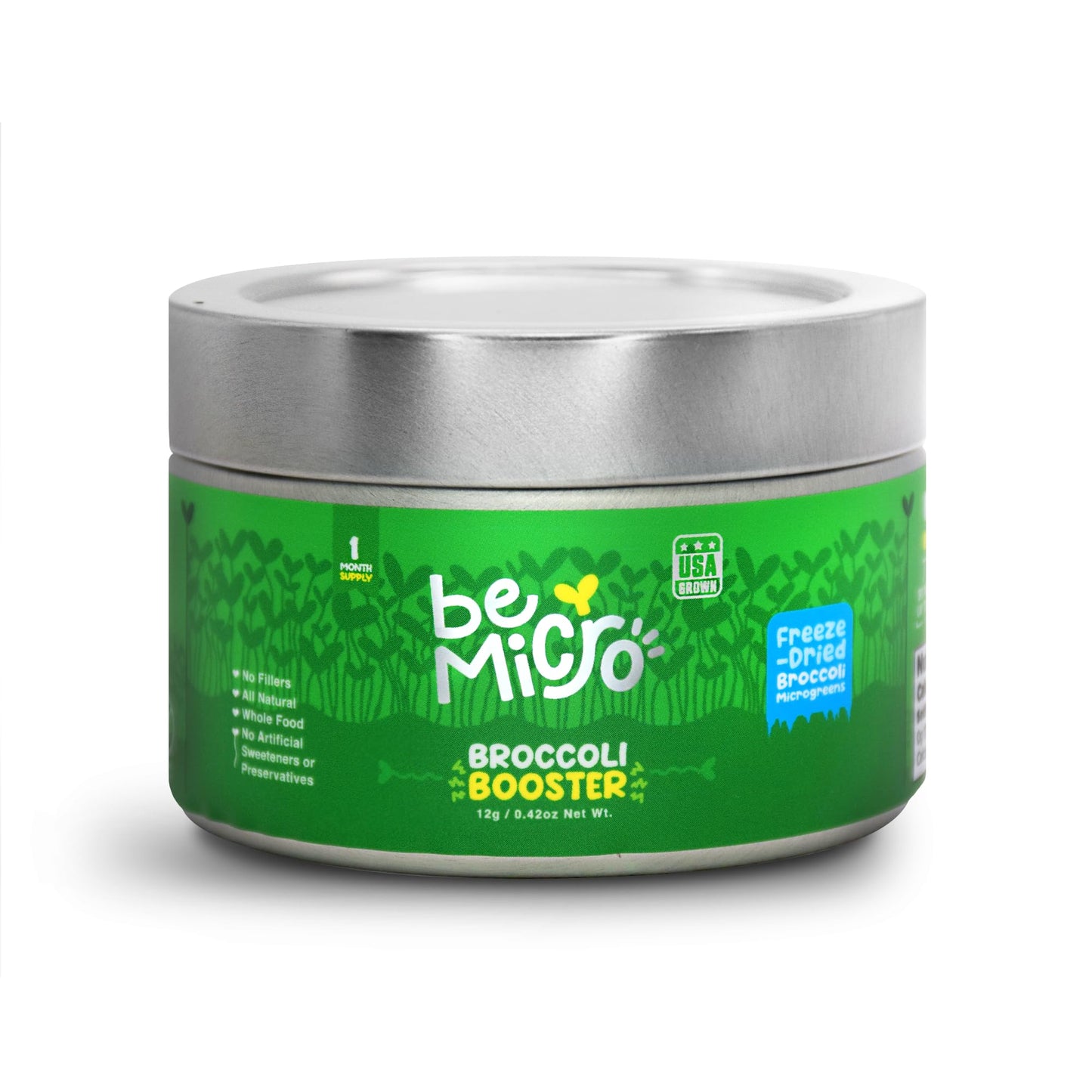BeMicro Whole Food Microgreens Powder 0.42 oz