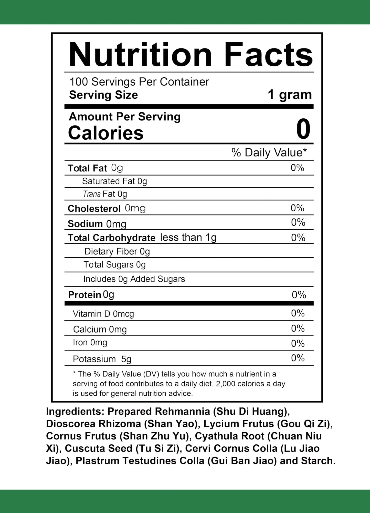 Health Herbal Zuo Gui Wan Restore The Left Decoction Powder 3.53 Ounce
