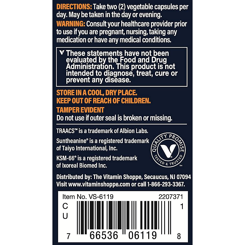 Vthrive Relax and Restore Capsule, 60 Count
