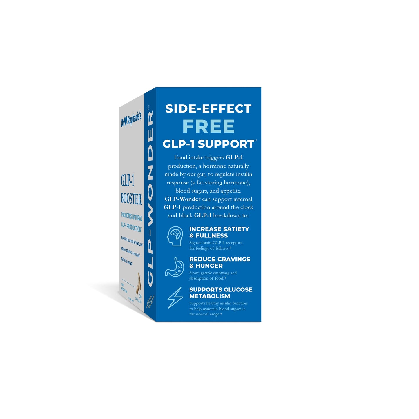 Pharmaganics Dr. Stephanie's GLP-Wonder Natural GLP-1 Boosting Supplement - 60 Capsules