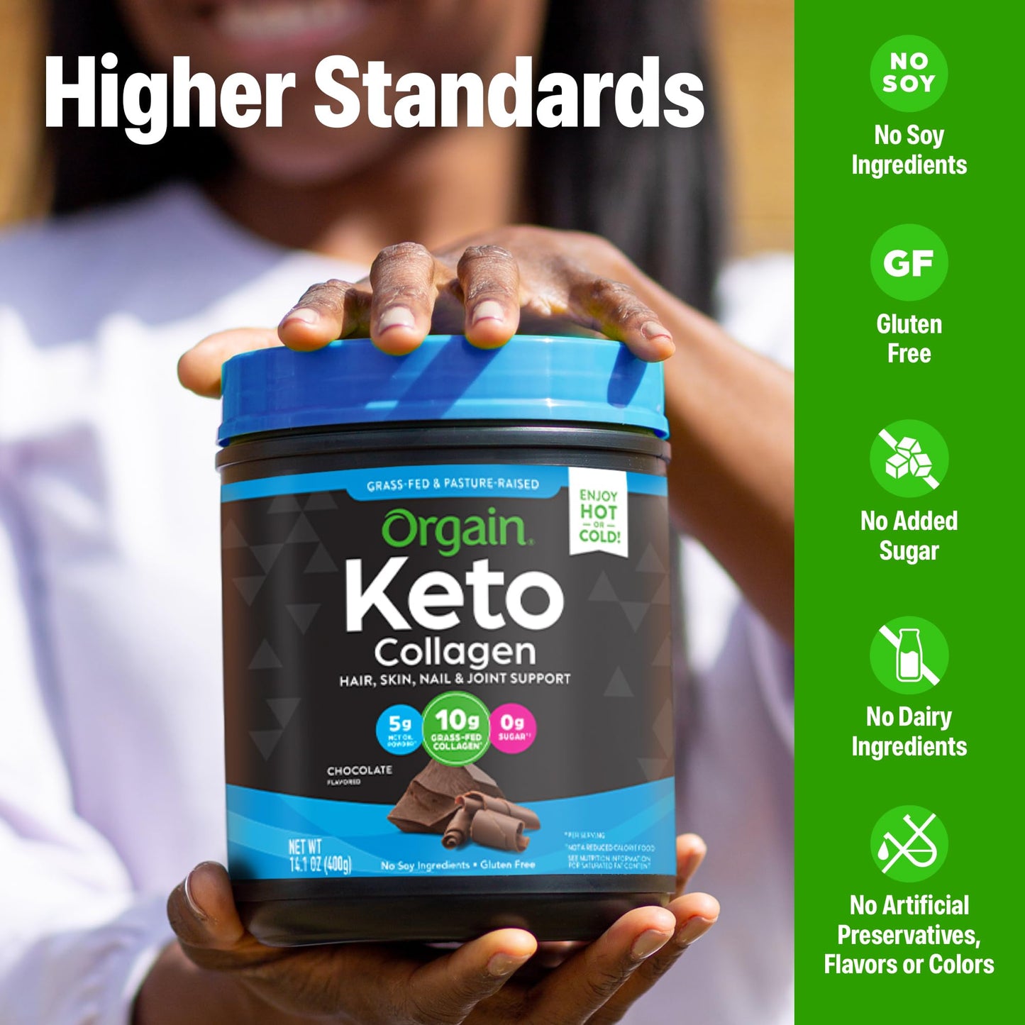 Orgain Keto Collagen Protein Powder 14.1 oz