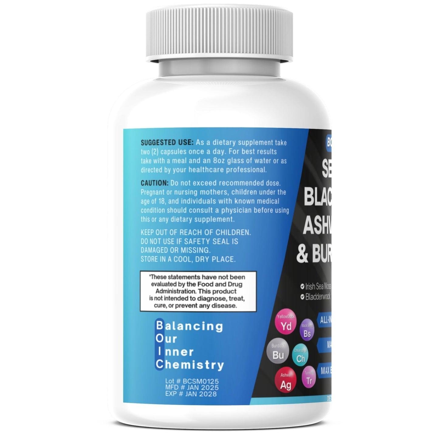 BOIC Sea Moss Capsules, 90 Count