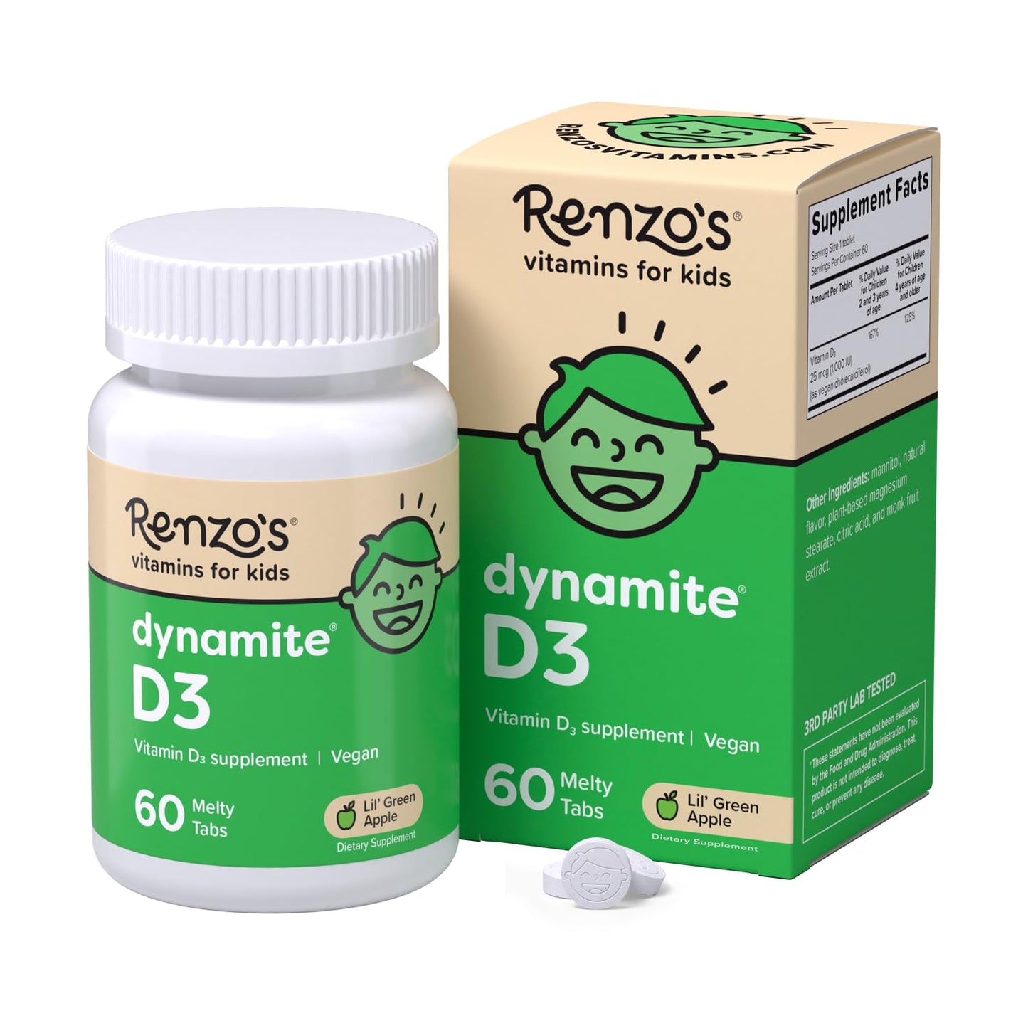 Renzo's Adventurous Kid Bundle Multivitamins, Tablets