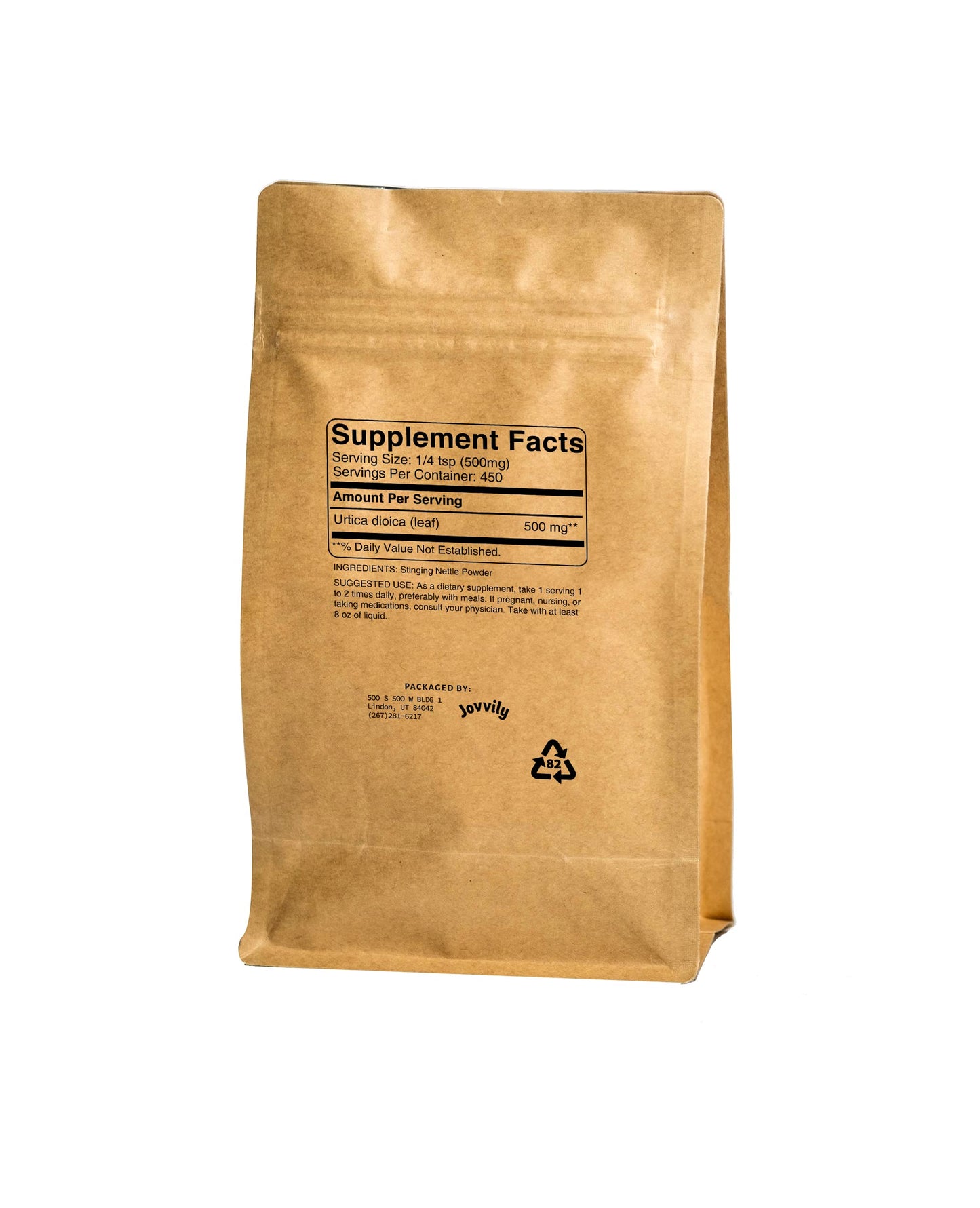 Jovvily Nettle Leaf Powder 8 oz