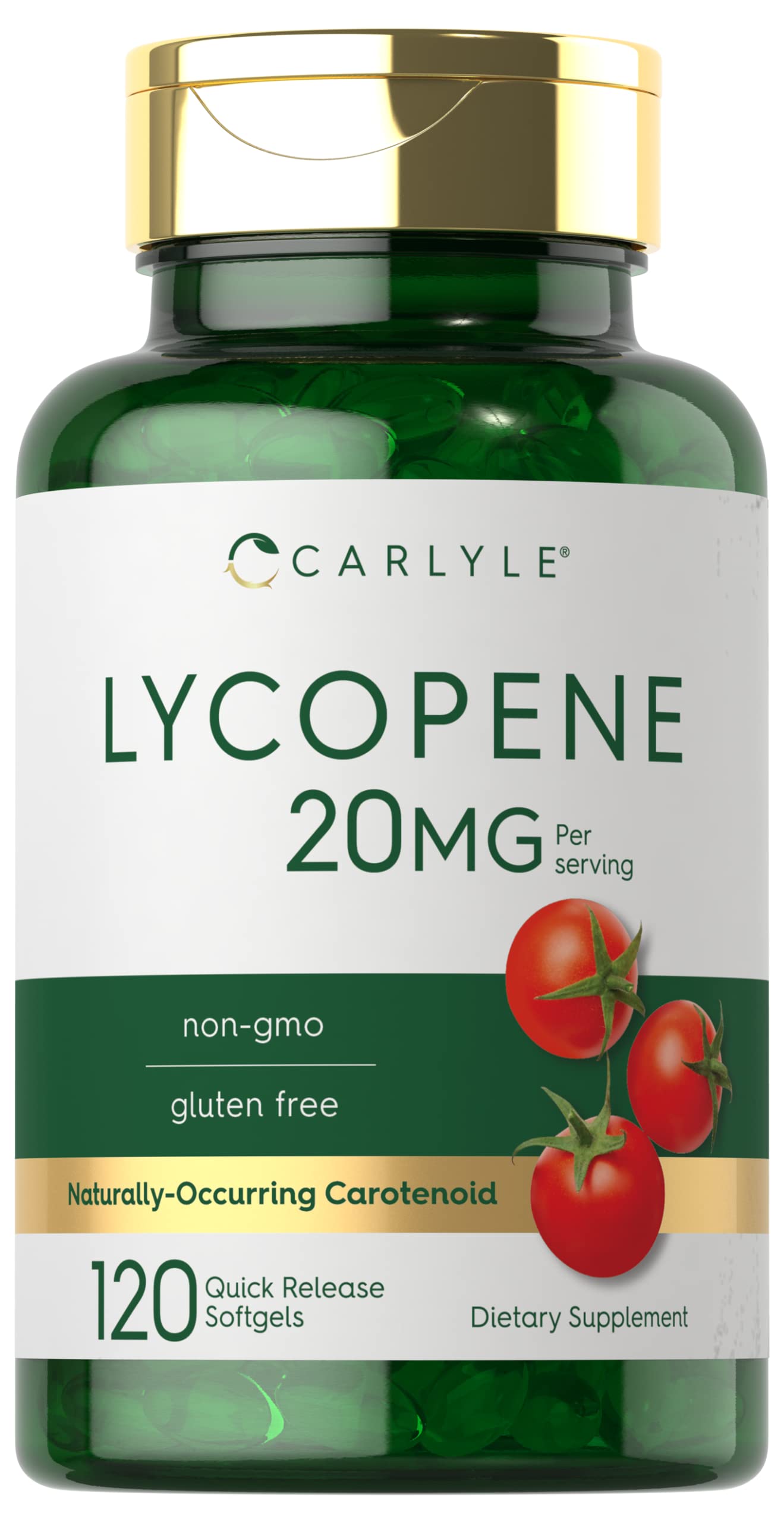 Carlyle Lycopene 20mg Softgels, 120 Count