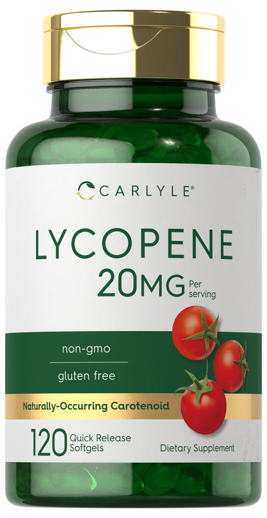 Carlyle Lycopene 20mg Softgels, 120 Softgels