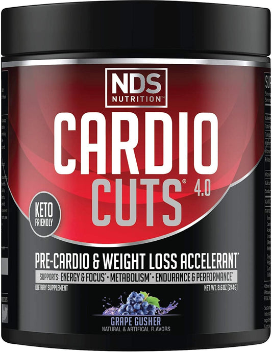 Cardio Cuts NDS Nutrition 4.0 Pre Workout Supplement Powder 8.6 oz