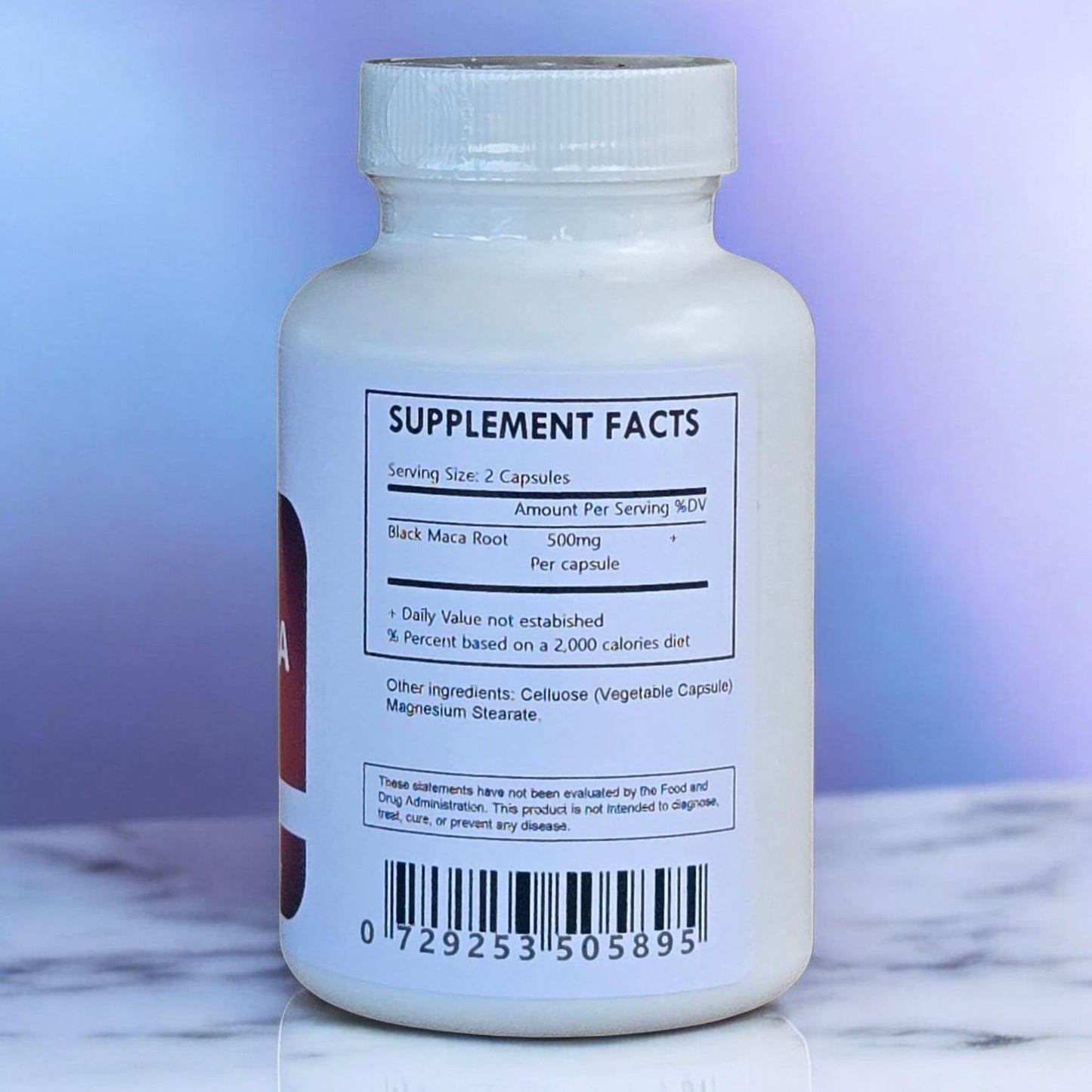 Generic Black Maca Root Capsule 1 Count