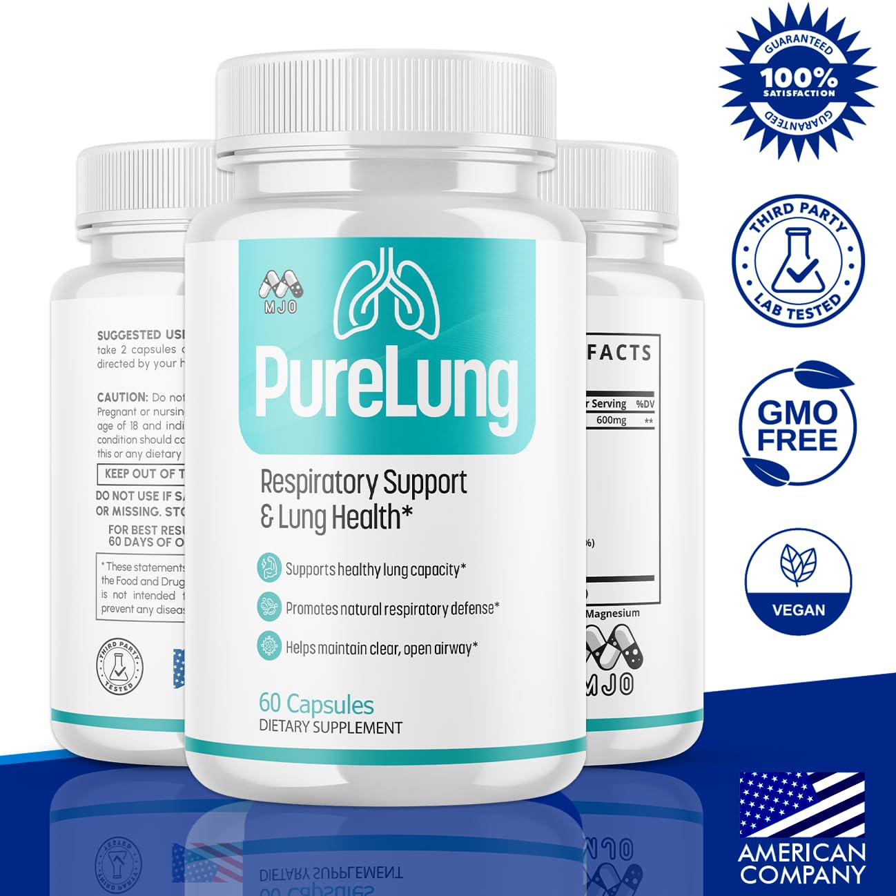 MJO PureLung Capsule, 300 Capsules