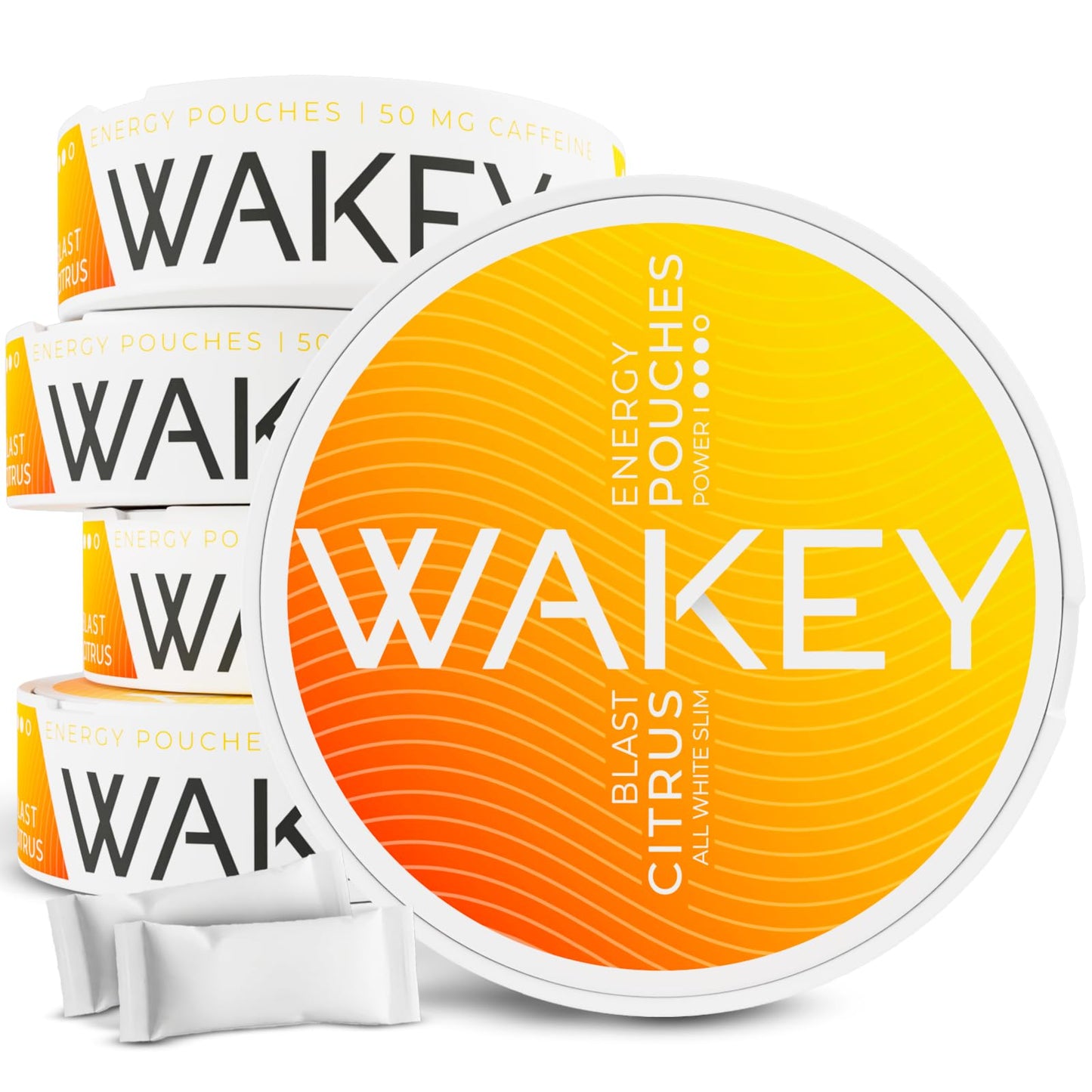 Wakey Energy Caffeine Pouches Caplet 5 Pack