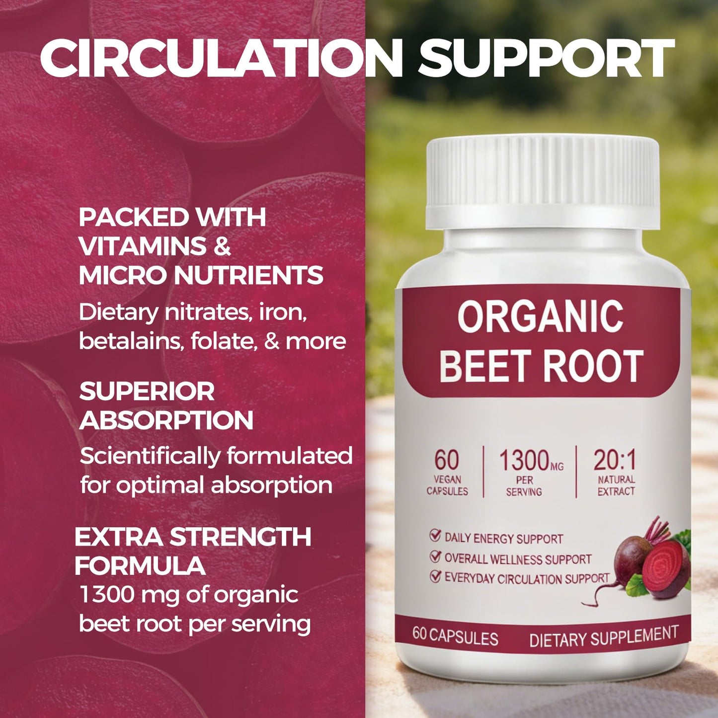 Yeonmi Beet Root Capsules, 60 Capsules