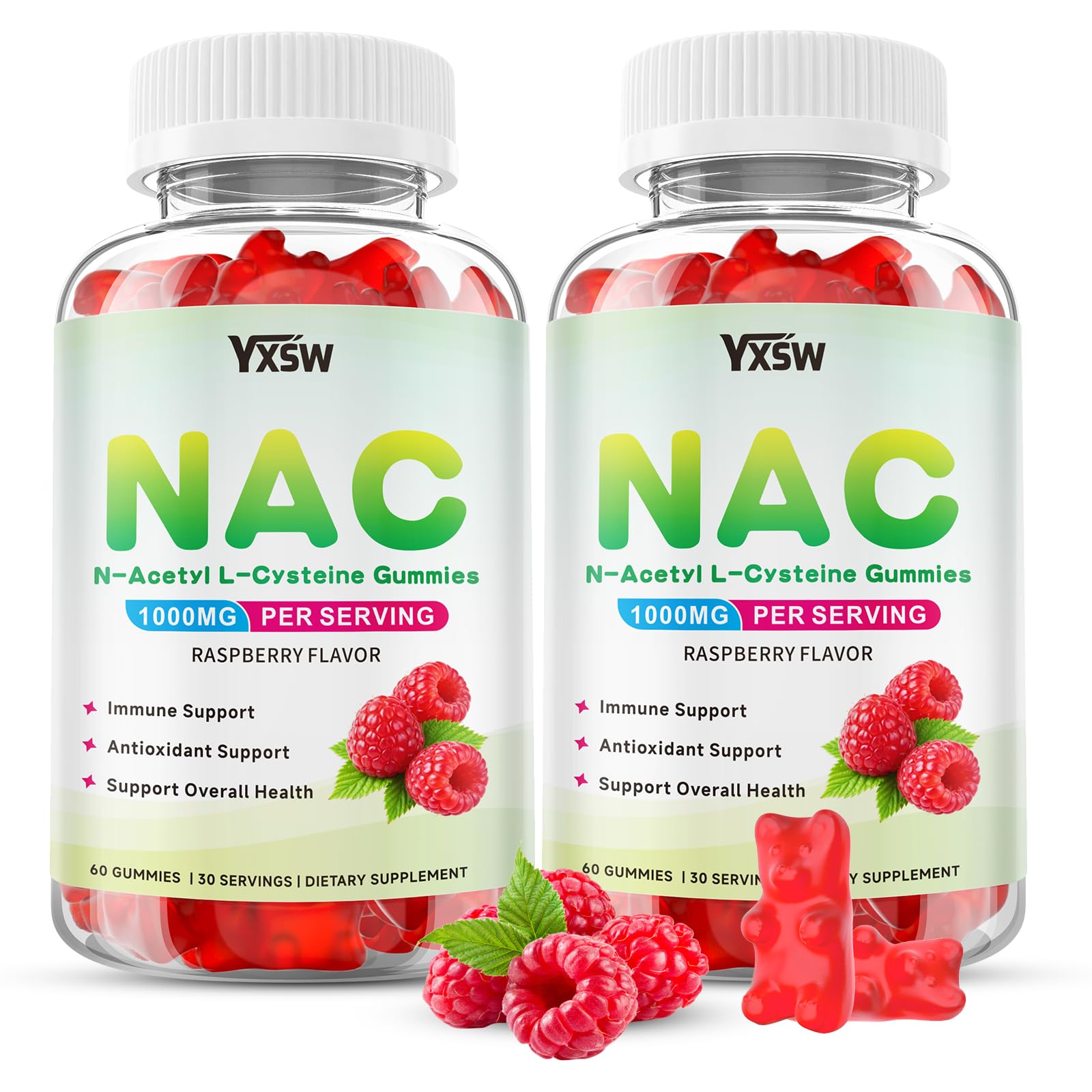 YXSW NAC Gummies 120 Count