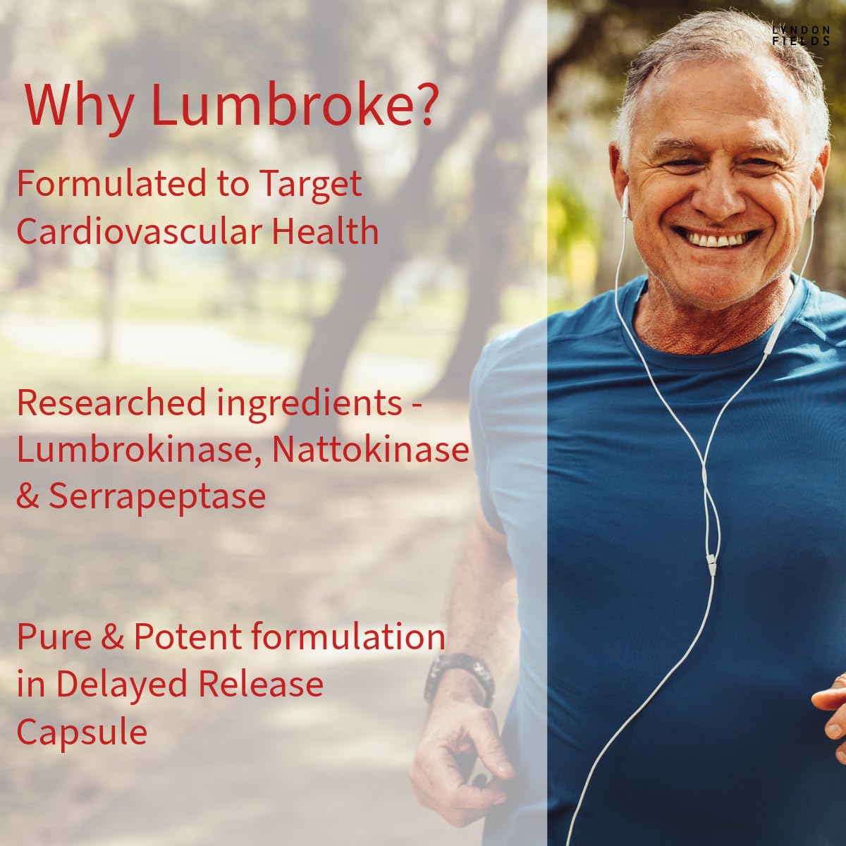 iEnzymes Lumbroke Advanced Lumbrokinase Enzymes 900,000 IU per Capsule, 30 Capsules