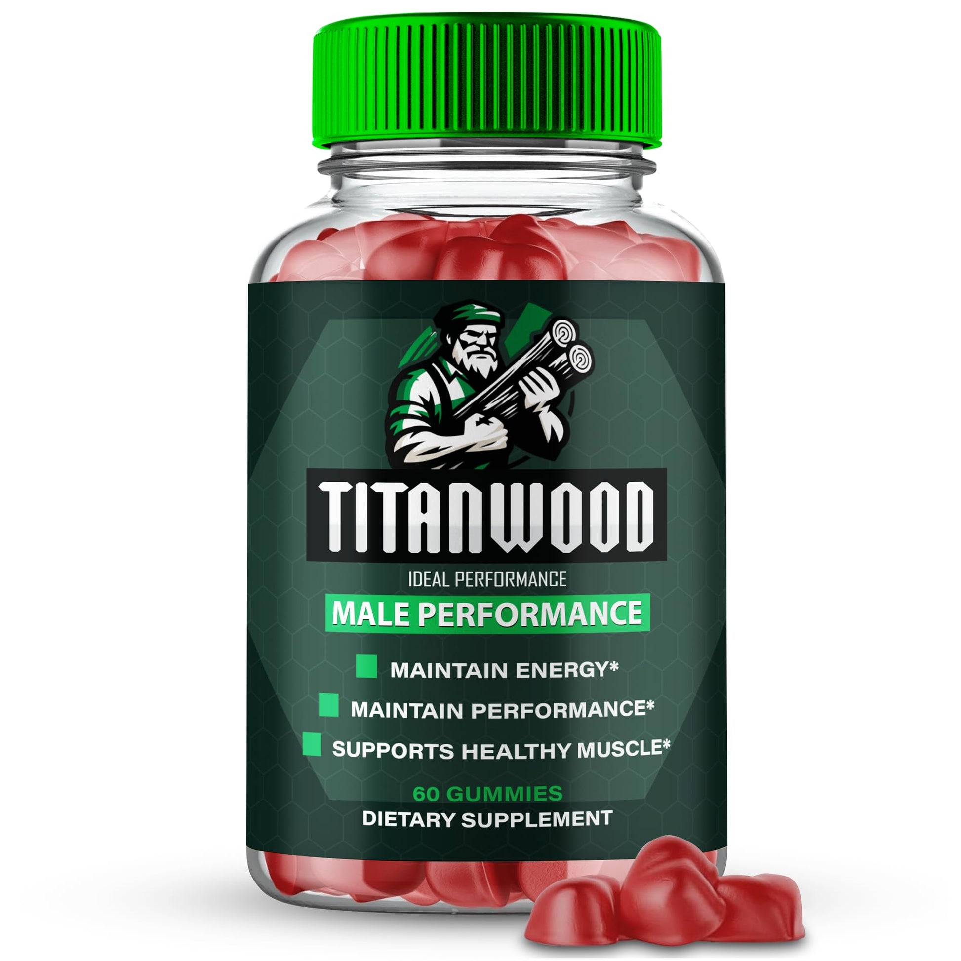 IDEAL PERFORMANCE Titan Wood Gummies 60 Gummies