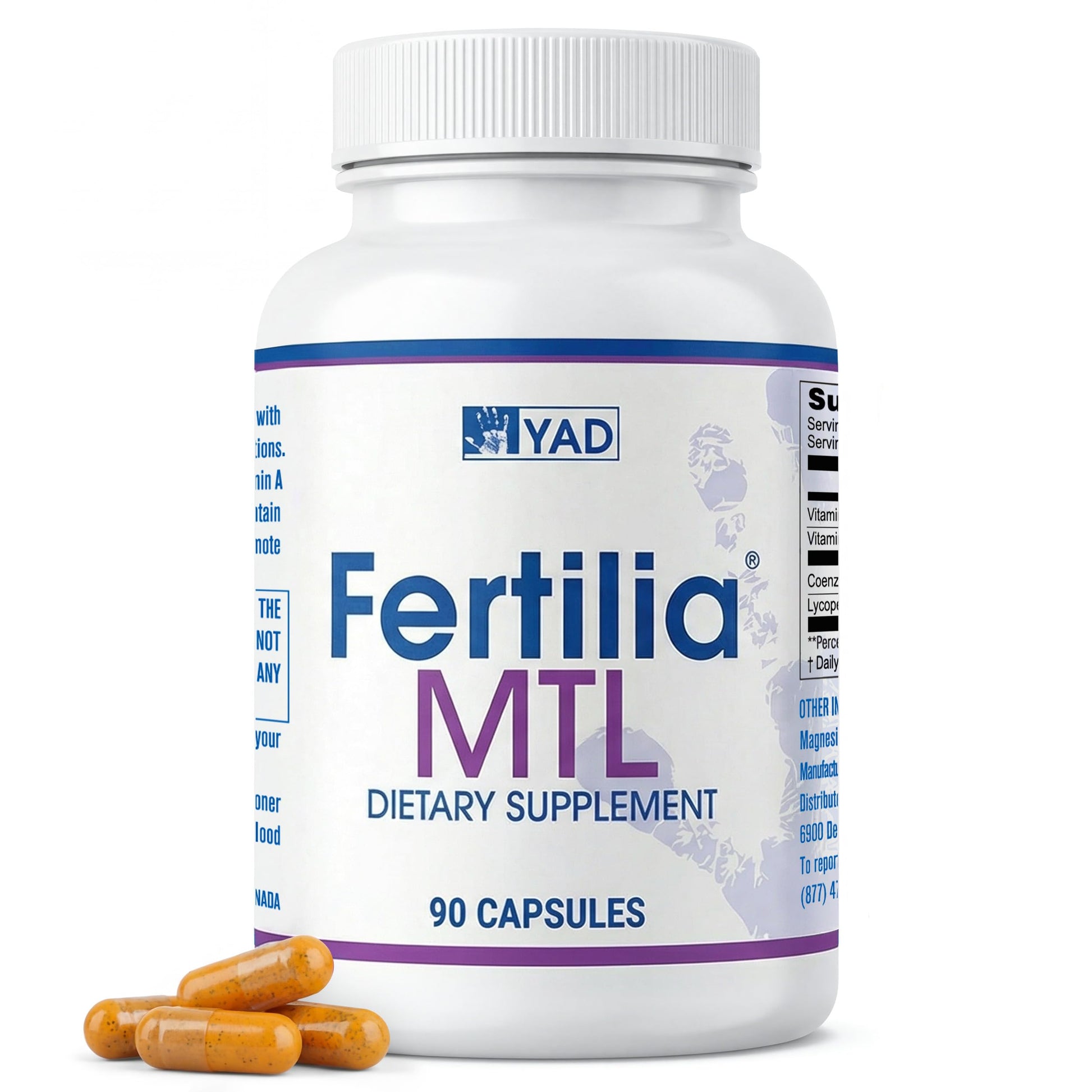 Fertilia MTL – Men’s Fertility Support Supplement 90 Capsules