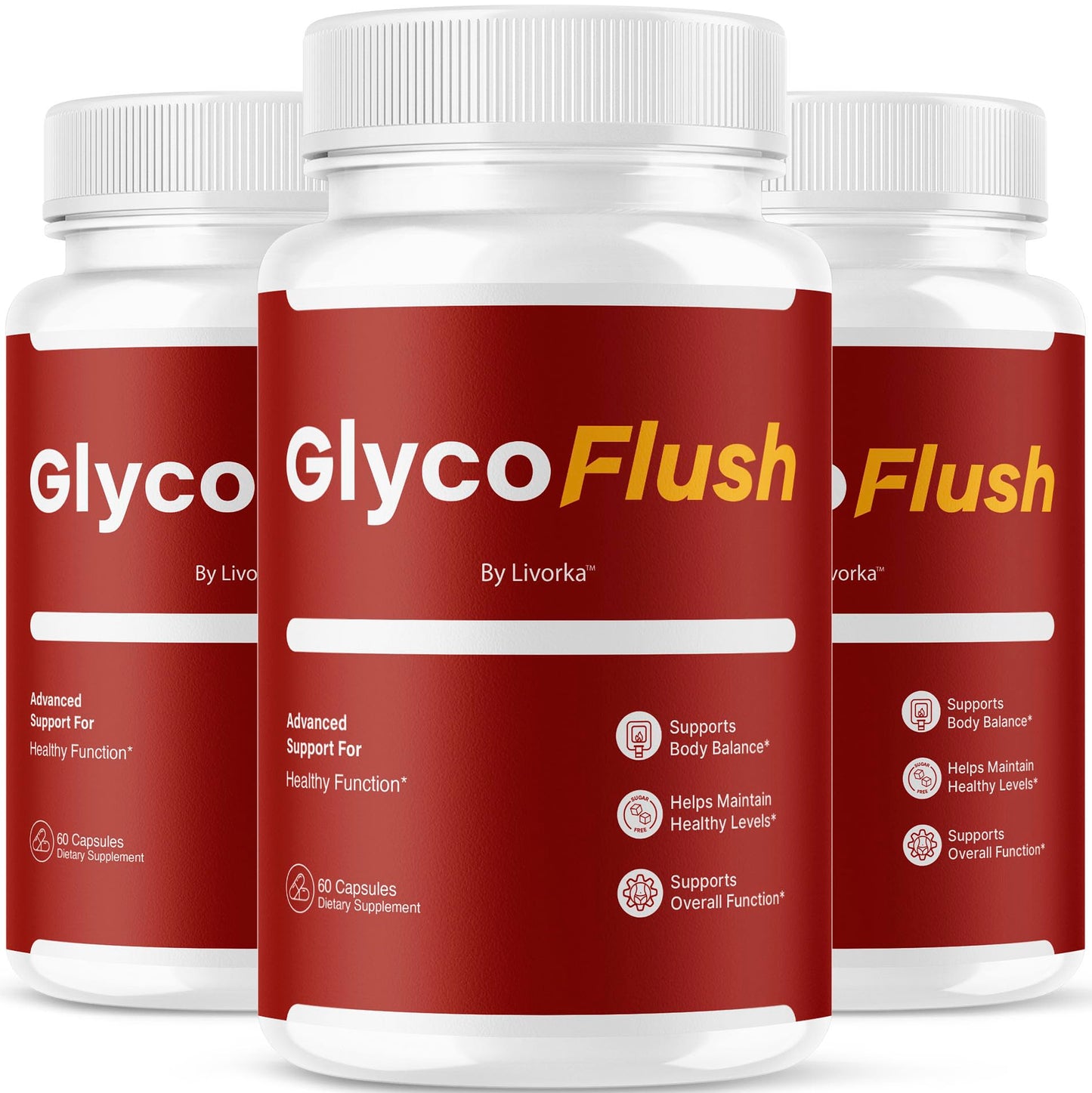 LIVORKA GlycoFlush Capsules, 180 Capsules