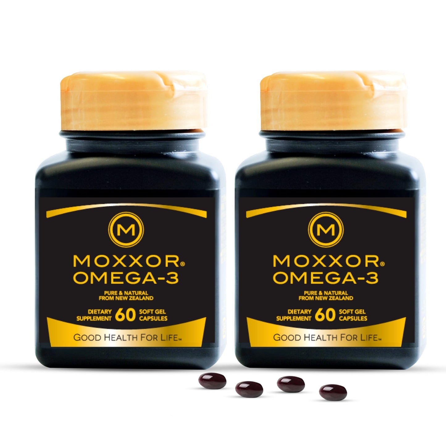 Moxxor Omega-3 New Zealand Green-Lipped Mussel Oil Softgels, 120 Softgels