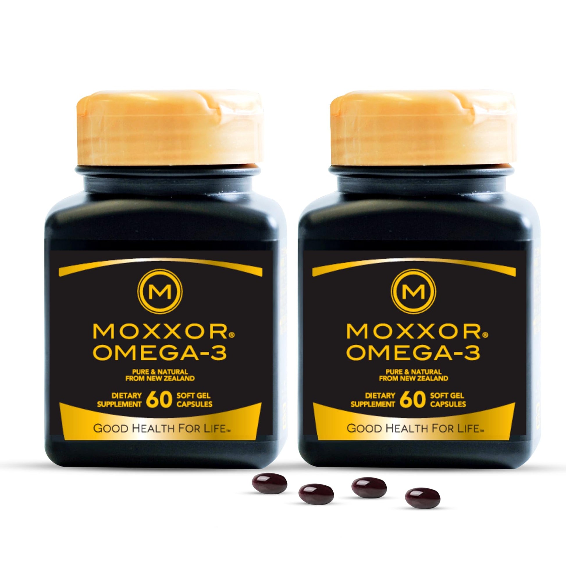 Moxxor Omega-3 New Zealand Green-Lipped Mussel Oil Softgels, 120 Softgels