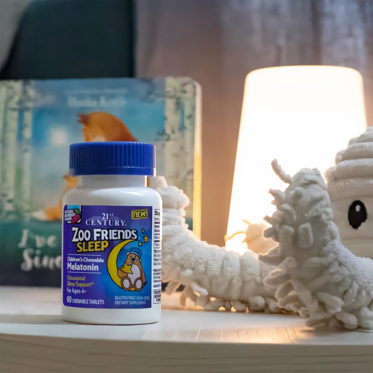 21st Century Zoo Friends Sleep Chewable Melatonin Tablet, 60 Count