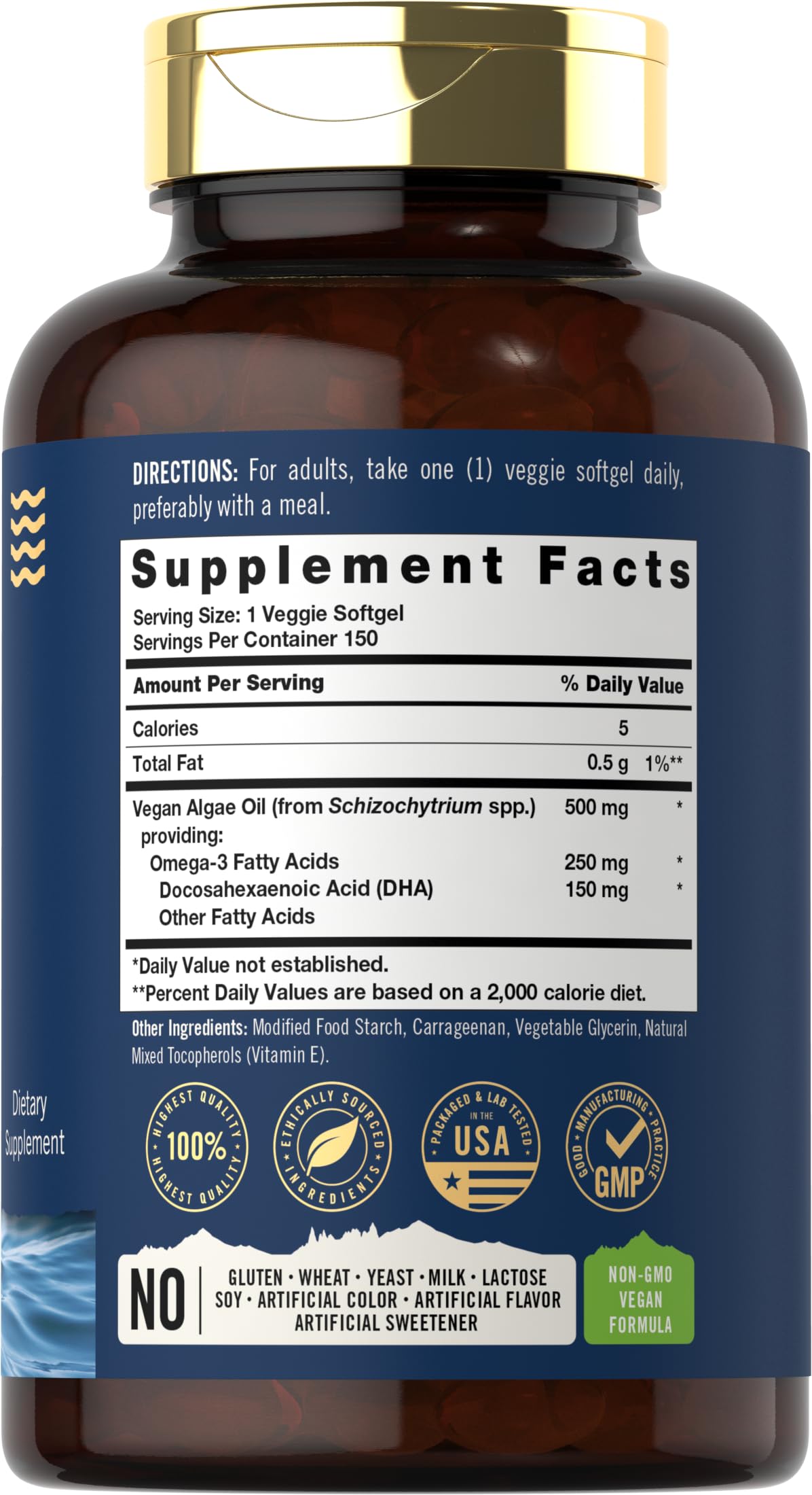 Carlyle Vegan Omega-3 Softgels 150