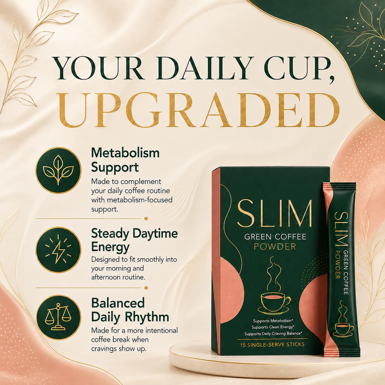 98.4% Beilingmei Slim Green Coffee Extract Powder 3.15 oz