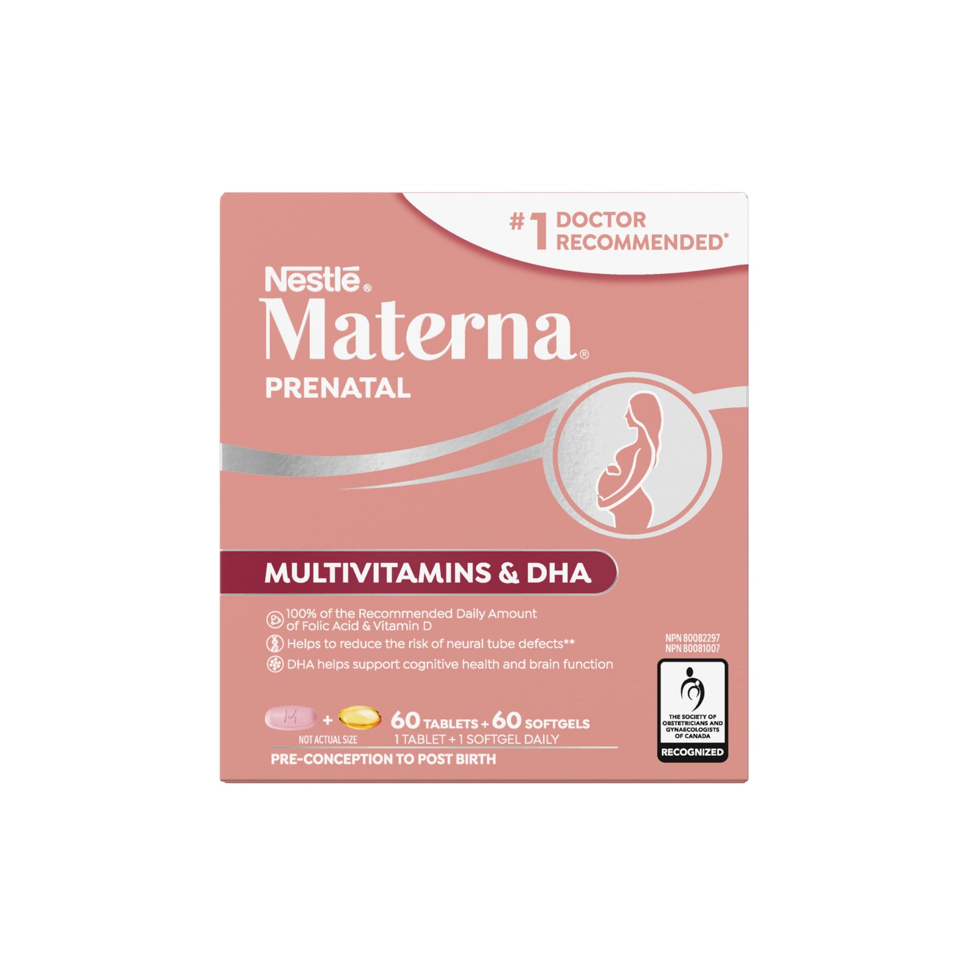 Materna Prenatal Multivitamin with DHA Tablet, 60 Tablets