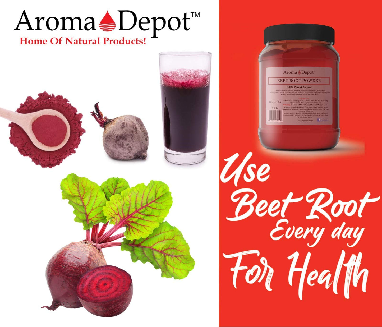 Aroma Depot Beet Root Powder 1 oz