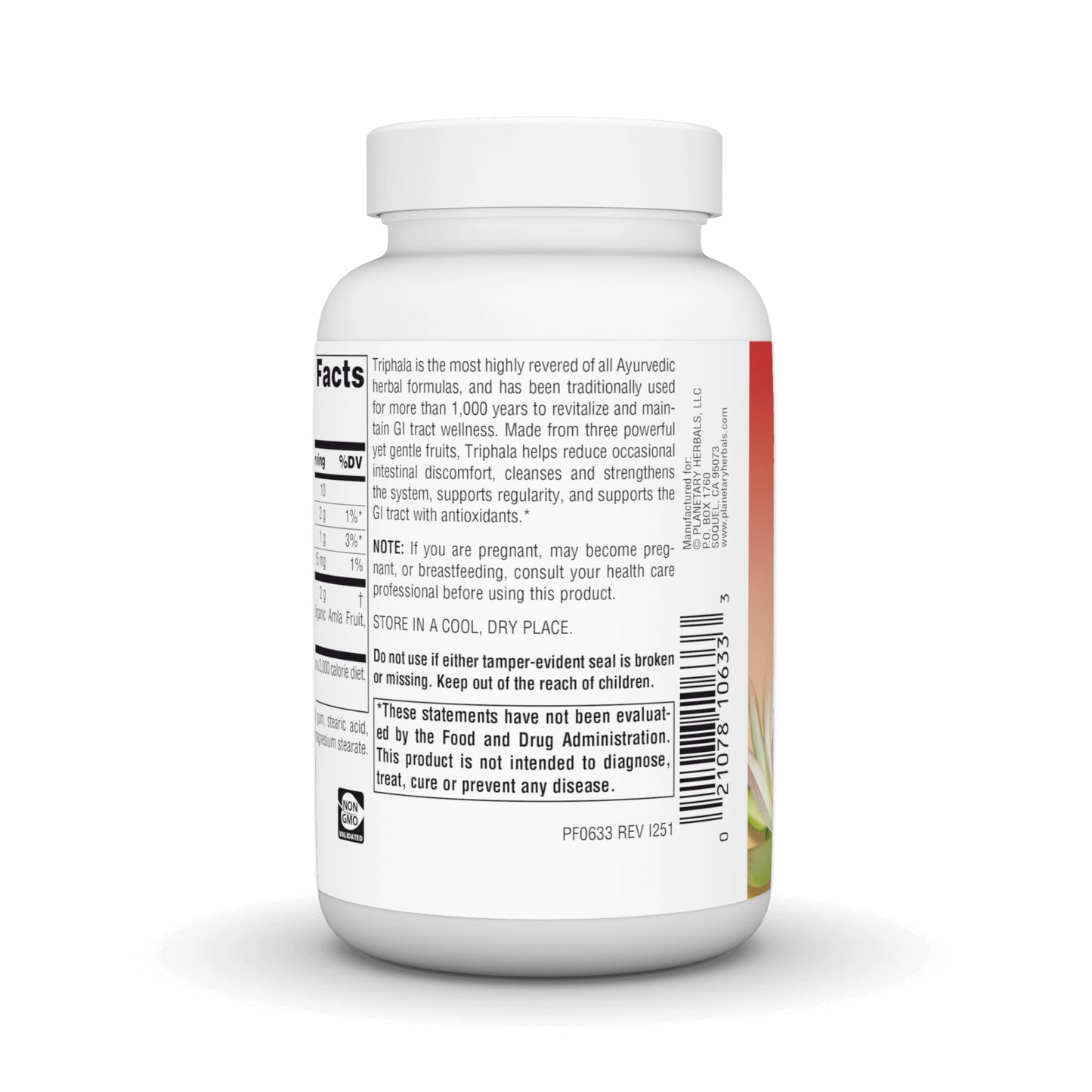 Planetary Herbals Triphala Gold 1000mg Extra Strength Ayurvedic 120 Tablets