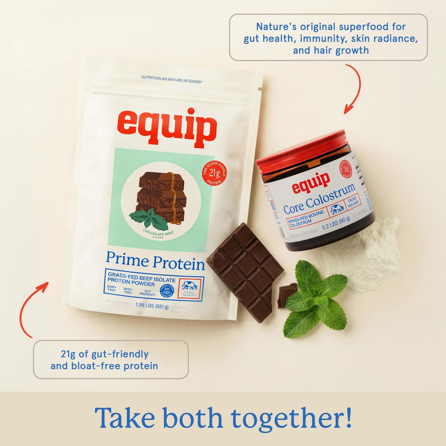 Equip Prime Beef Protein Powder, 30 Servings