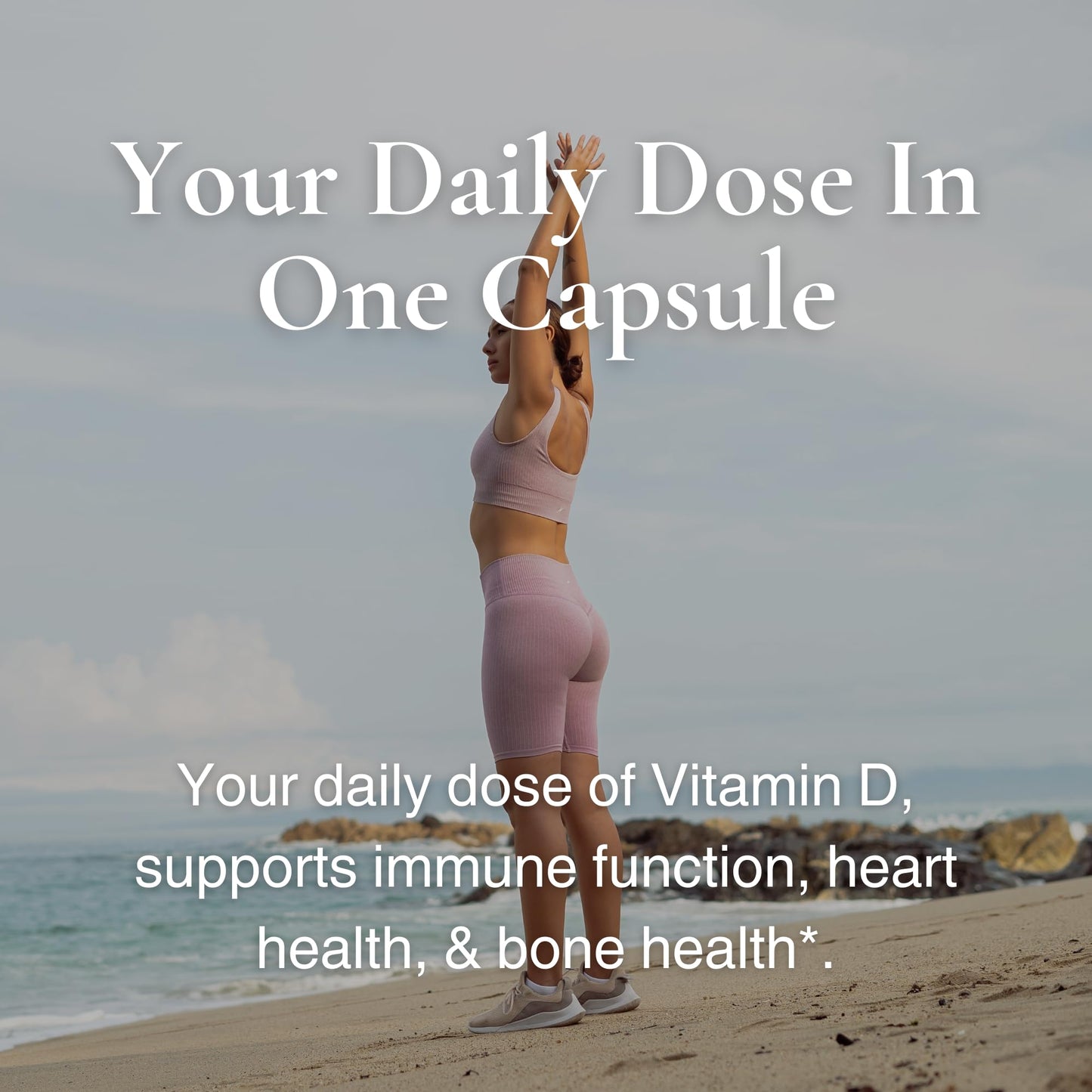 Utzy Naturals D3 5000 IU Vitamin D Cholecalciferol 60 Capsules