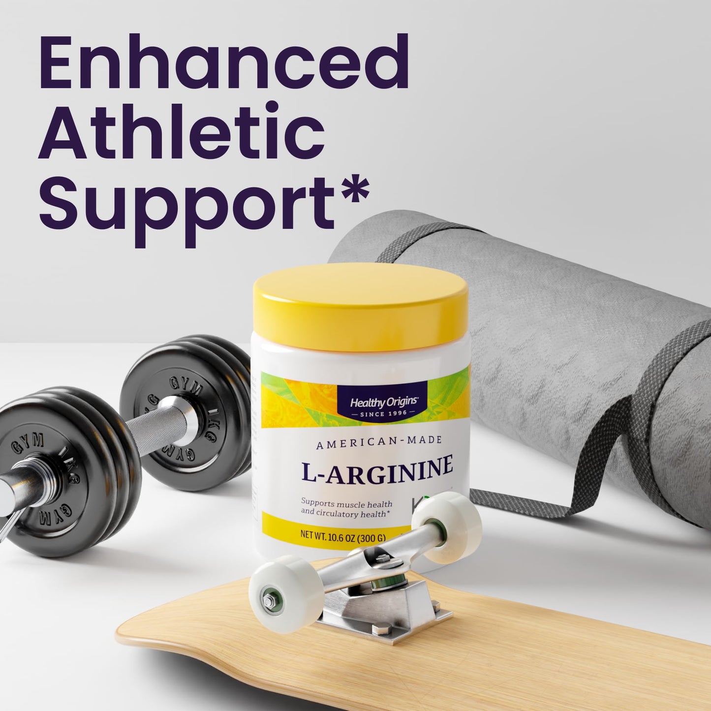 Healthy Origins L-Arginine Powder 5,000 mg per Serving, 10.6 oz, 60 Servings