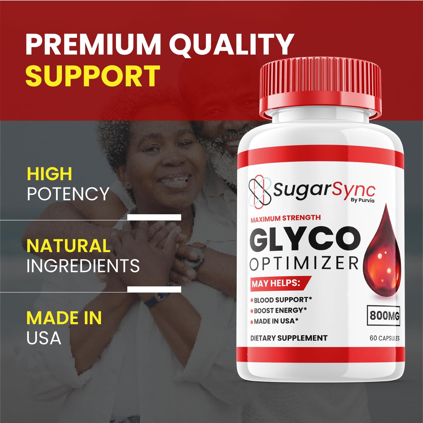 Purvia Sugar Sync Glyco Optimizer Capsule, 60 Count